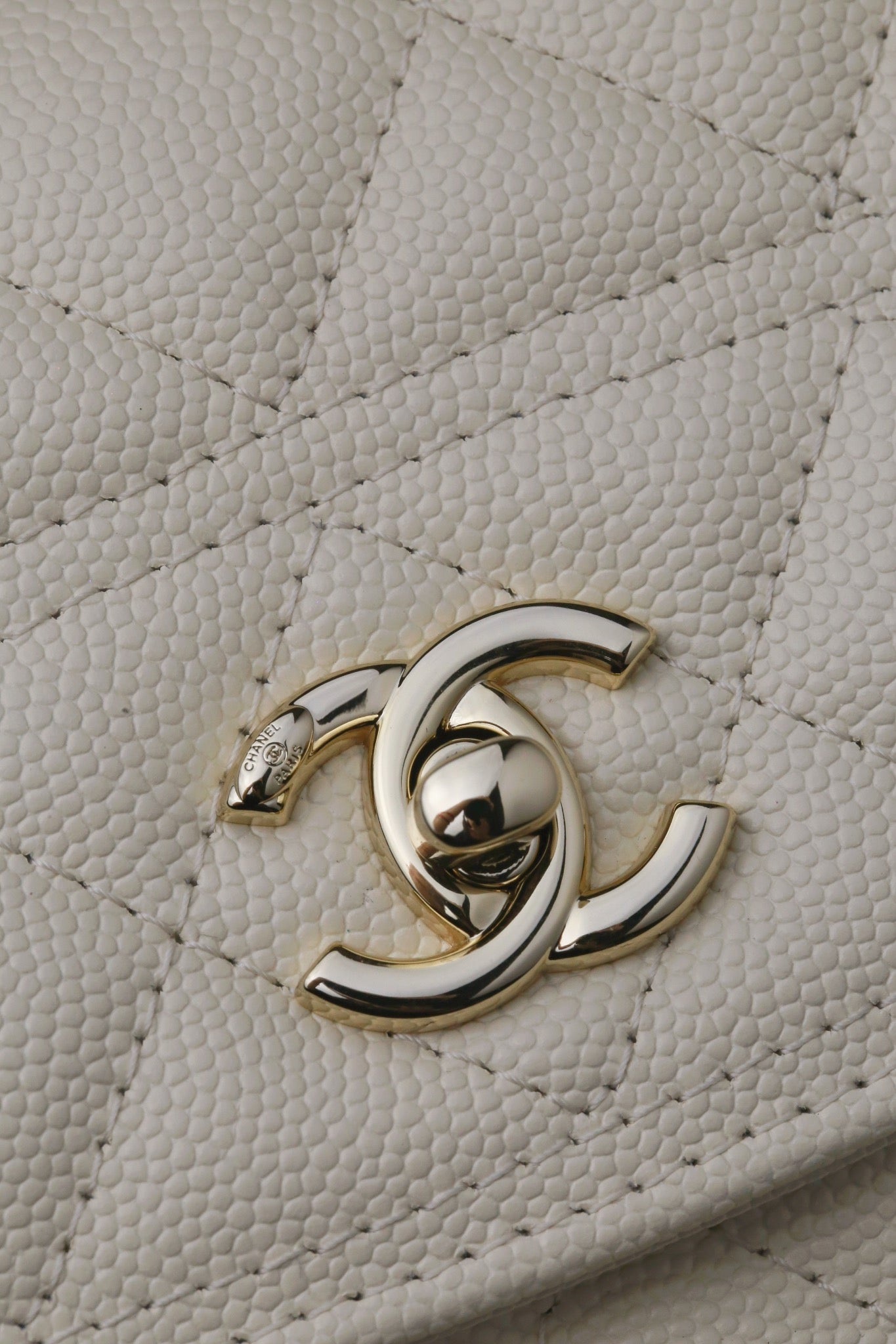 Chanel25C lychee pattern accordion bag
