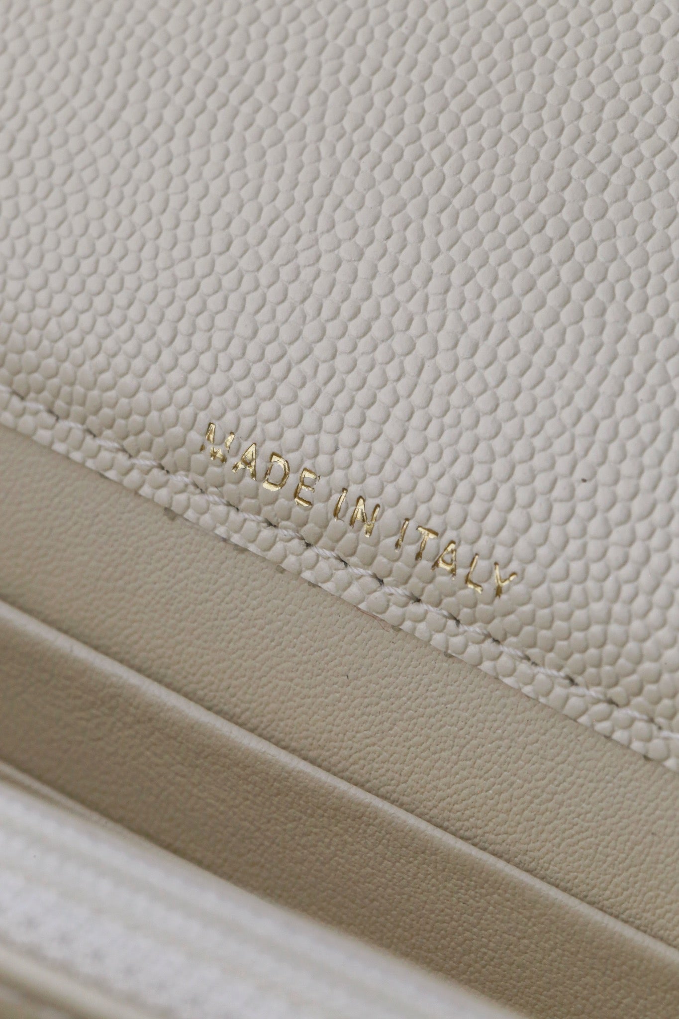 Chanel25C lychee pattern accordion bag