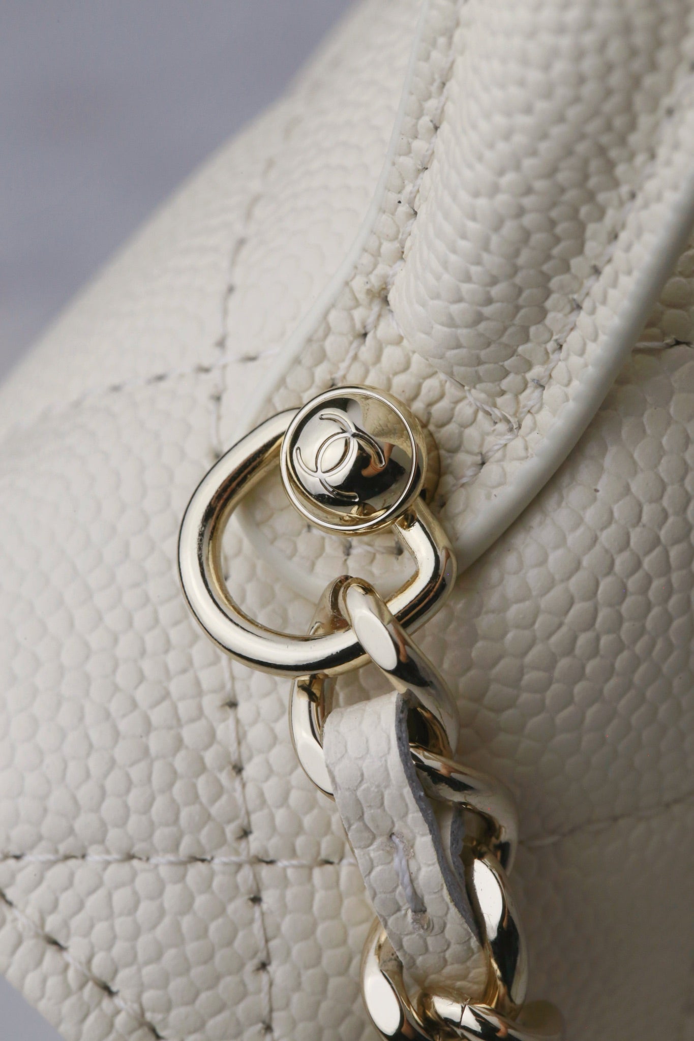 Chanel25C lychee pattern accordion bag