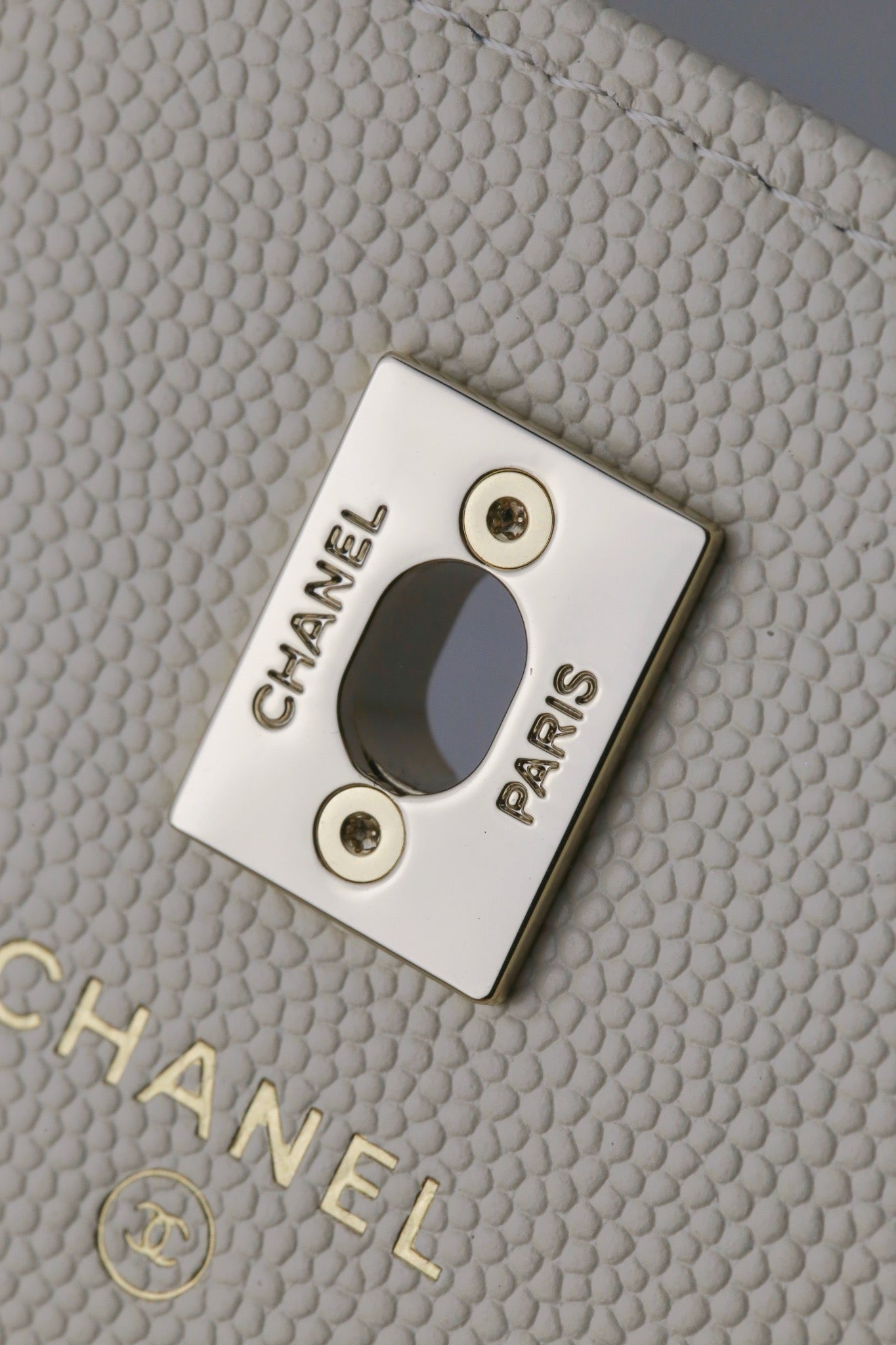 Chanel25C lychee pattern accordion bag