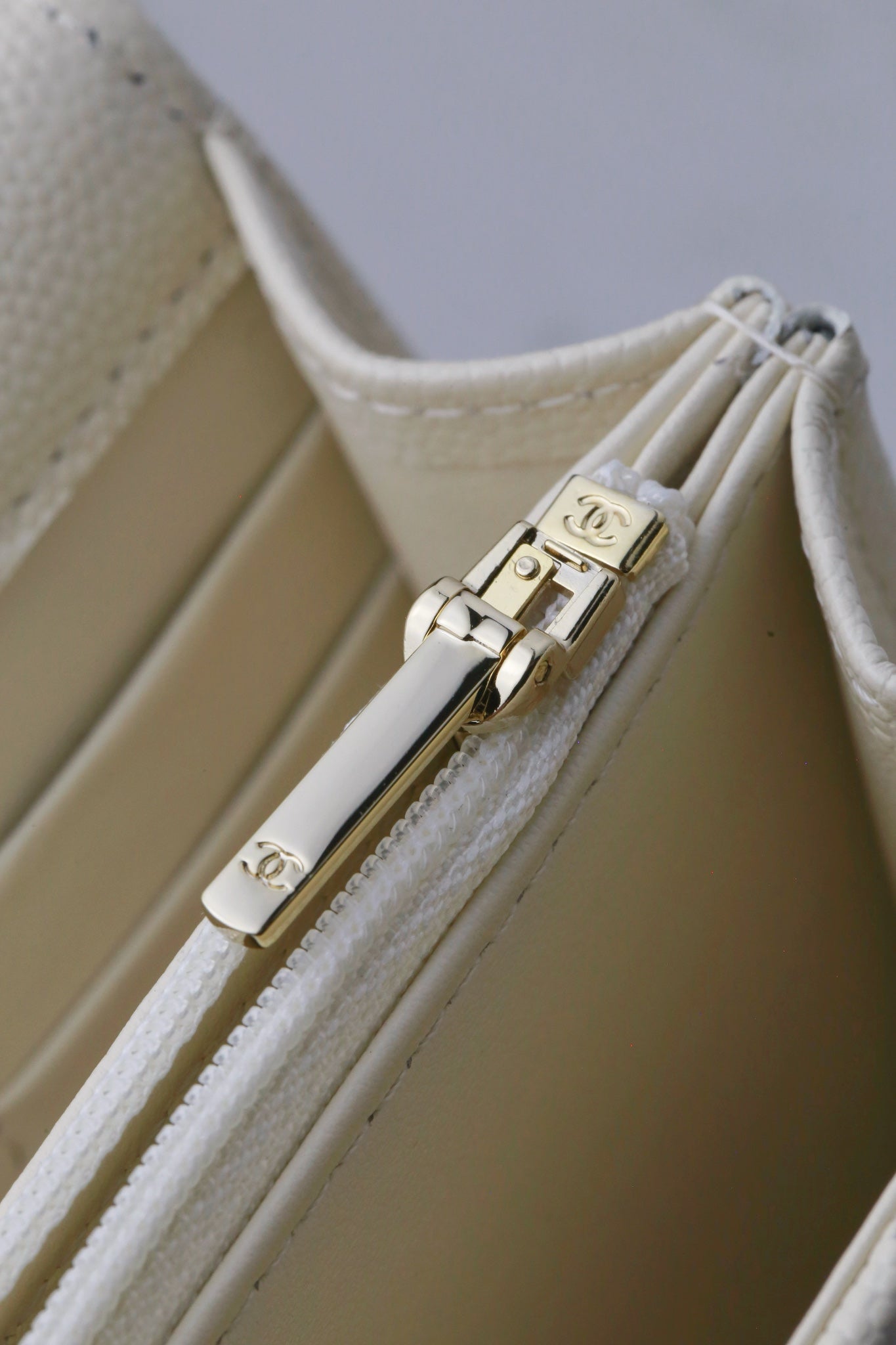 Chanel25C lychee pattern accordion bag