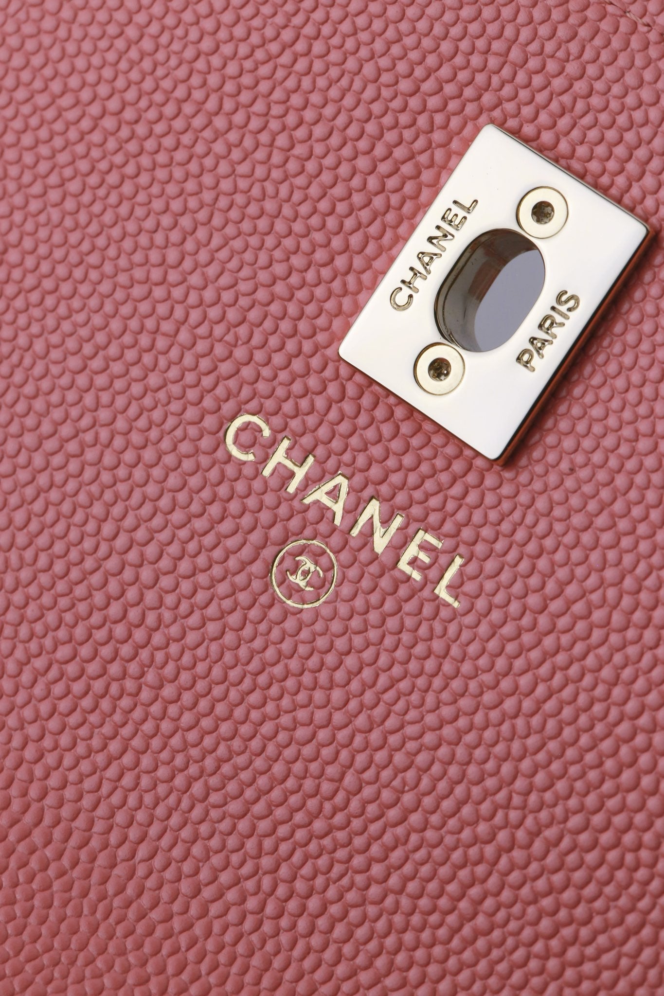 Chanel25C lychee pattern accordion bag