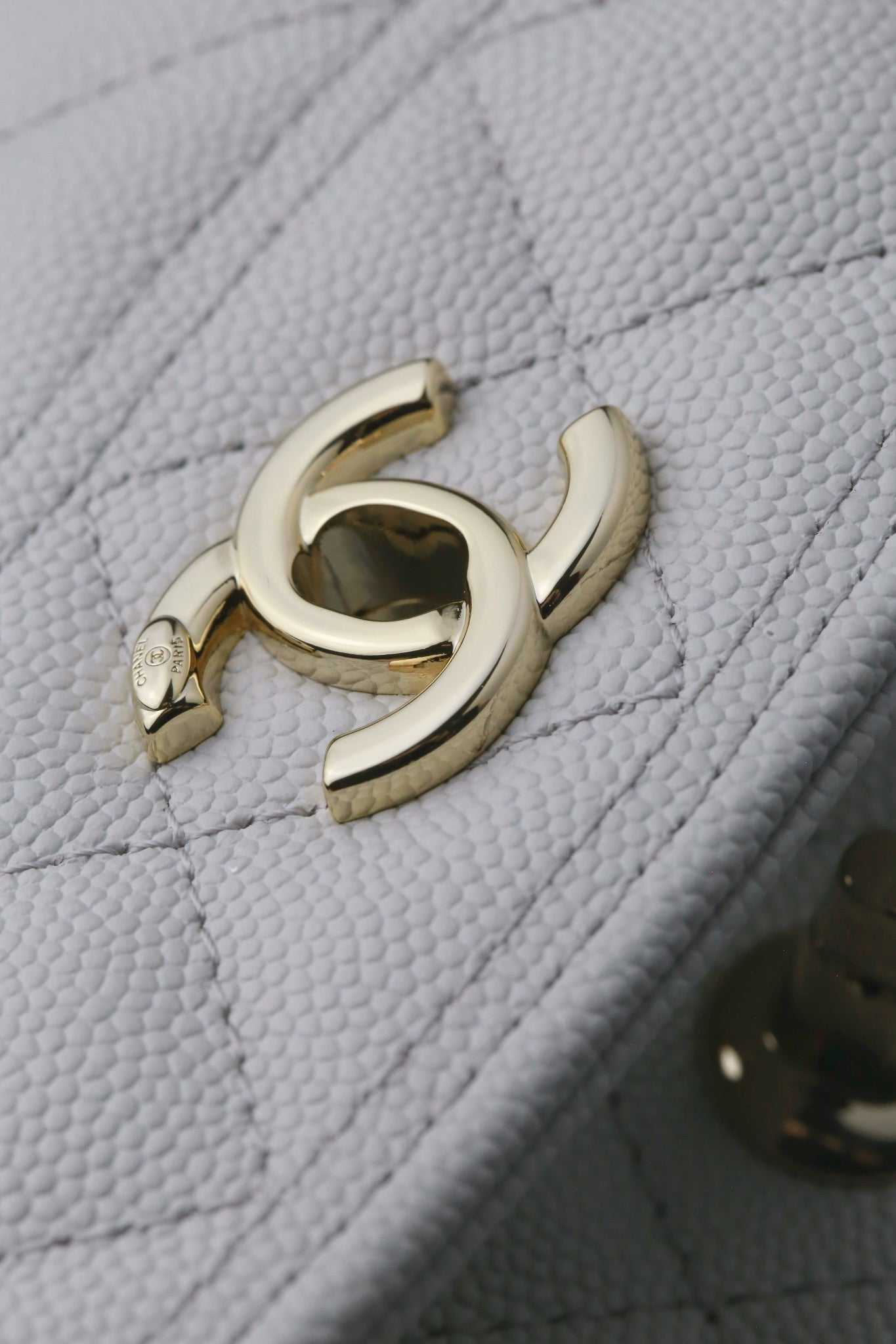 Chanel25C lychee pattern accordion bag