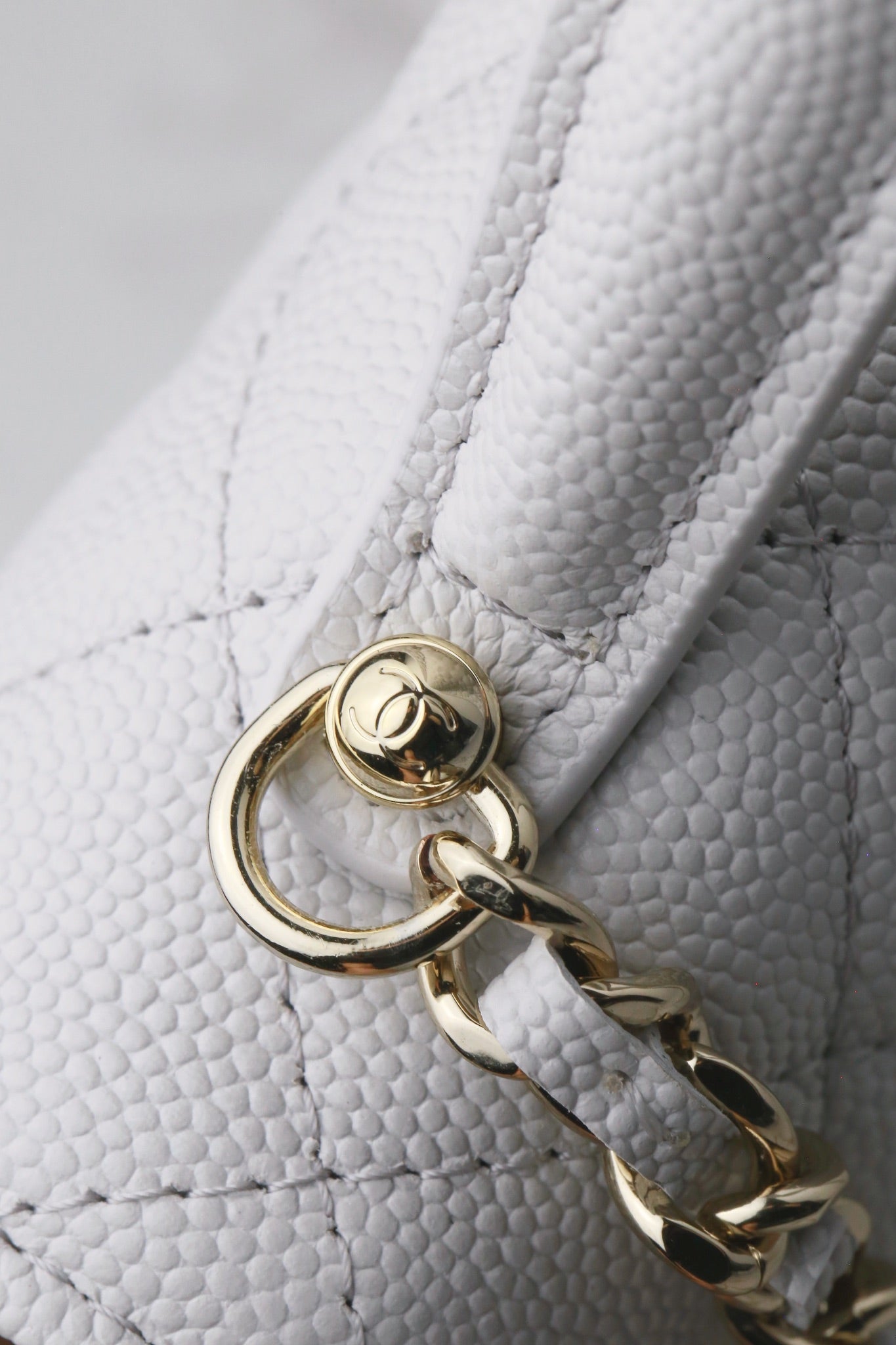 Chanel25C lychee pattern accordion bag