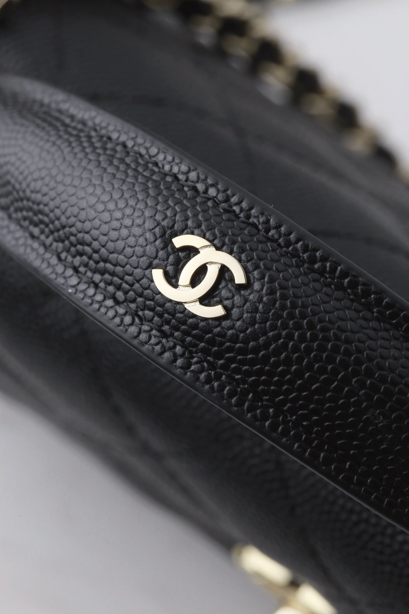 Chanel25C lychee pattern accordion bag
