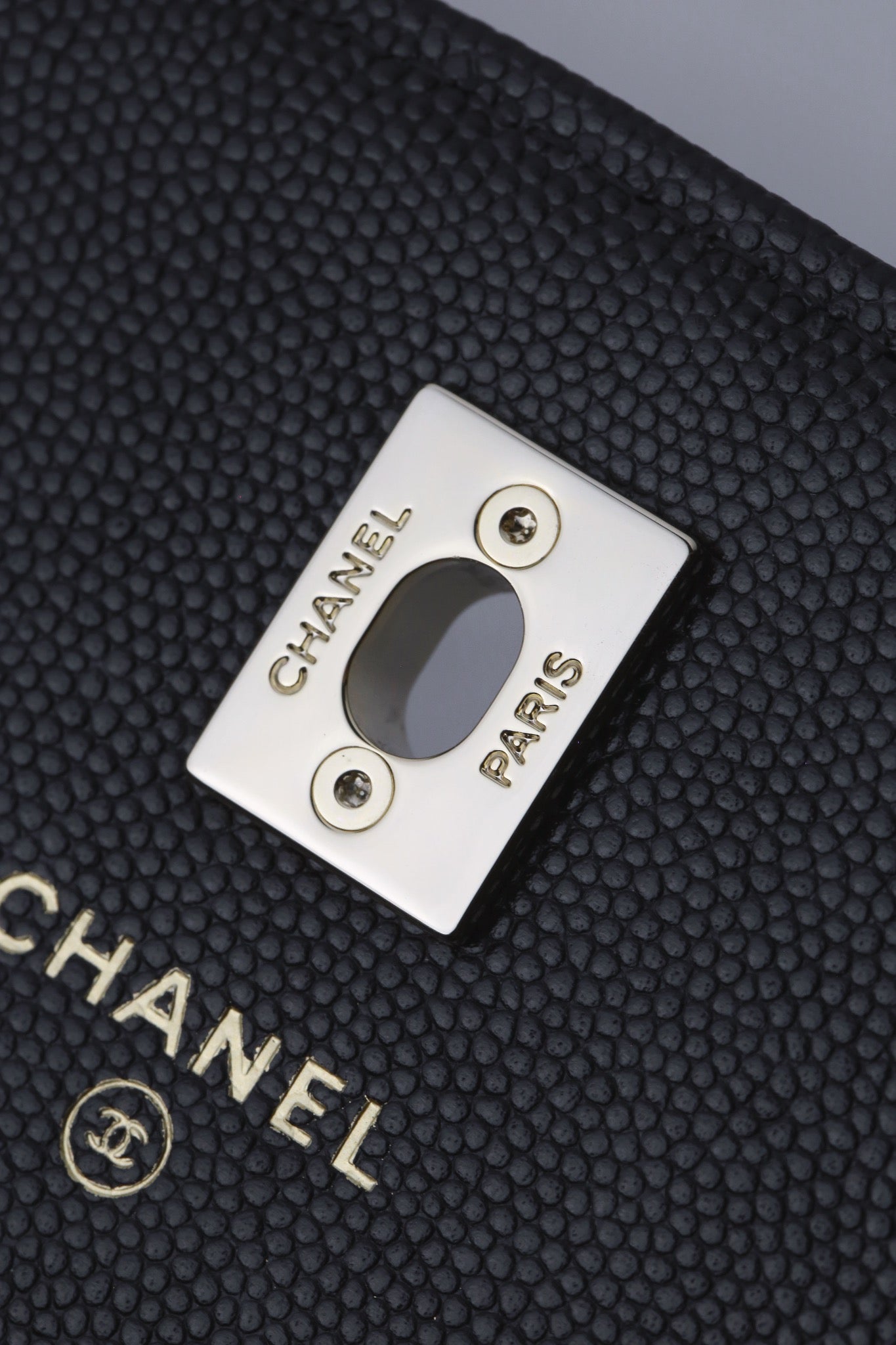 Chanel25C lychee pattern accordion bag