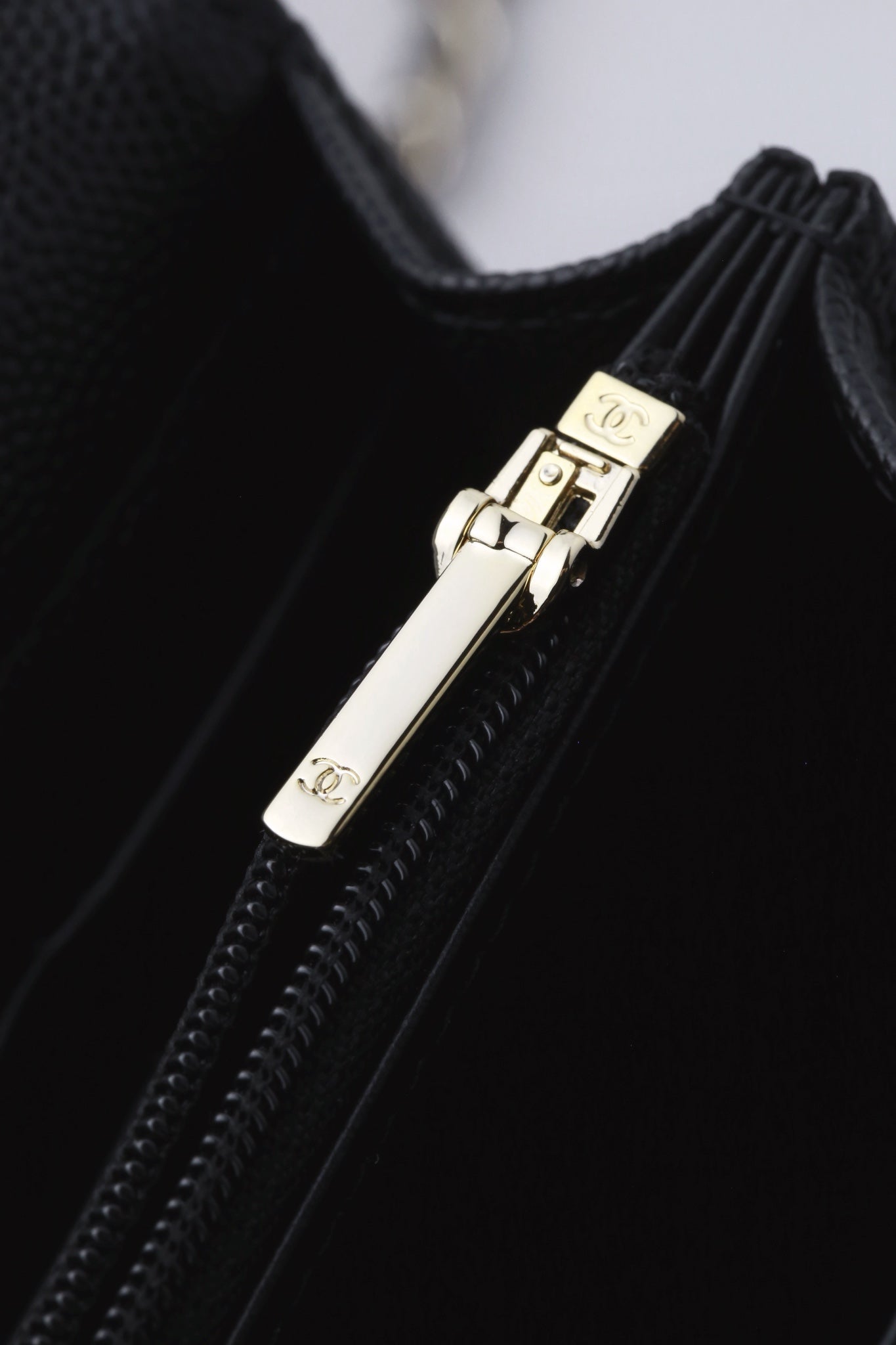 Chanel25C lychee pattern accordion bag