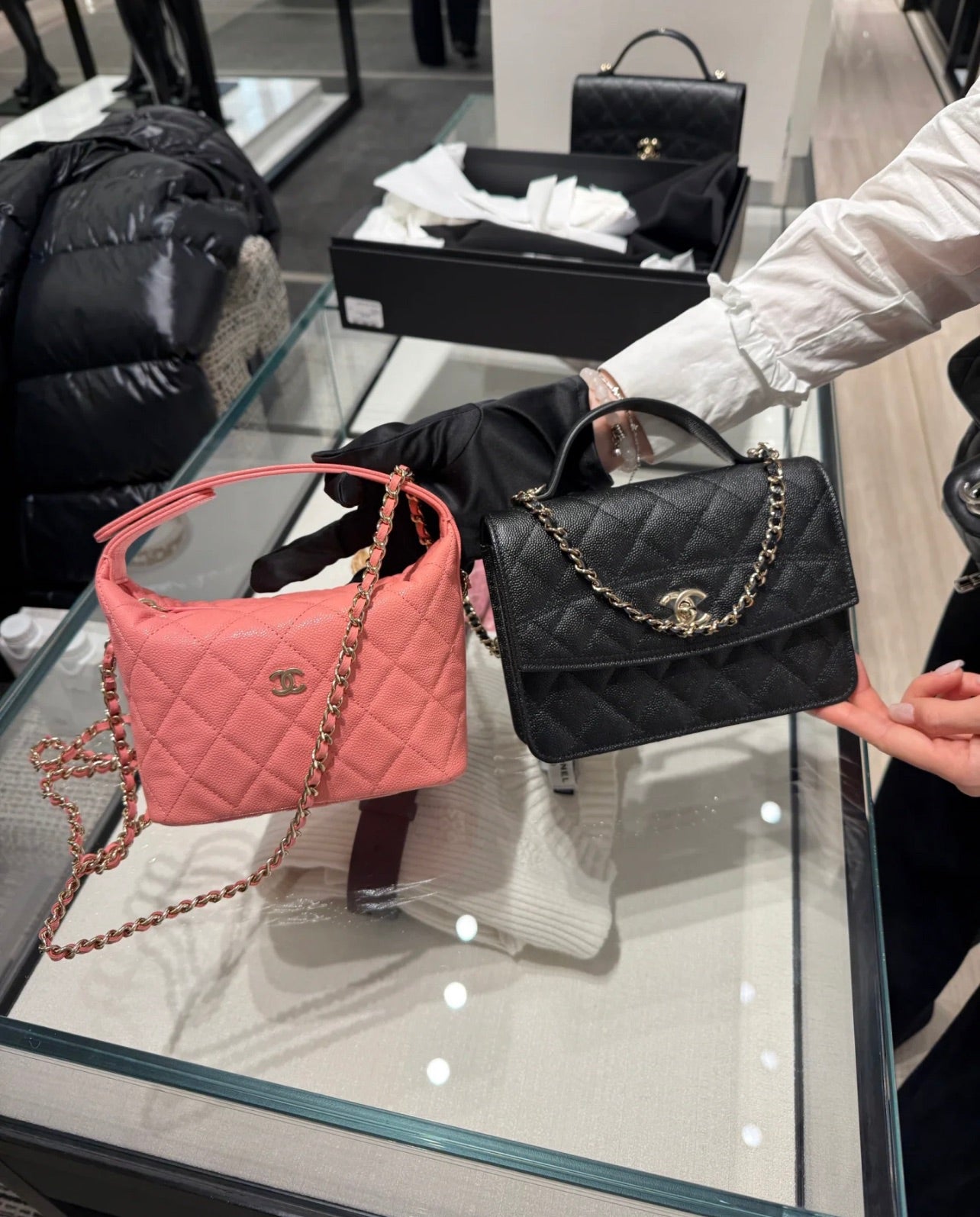 CHANEL25C early spring lunch box bag