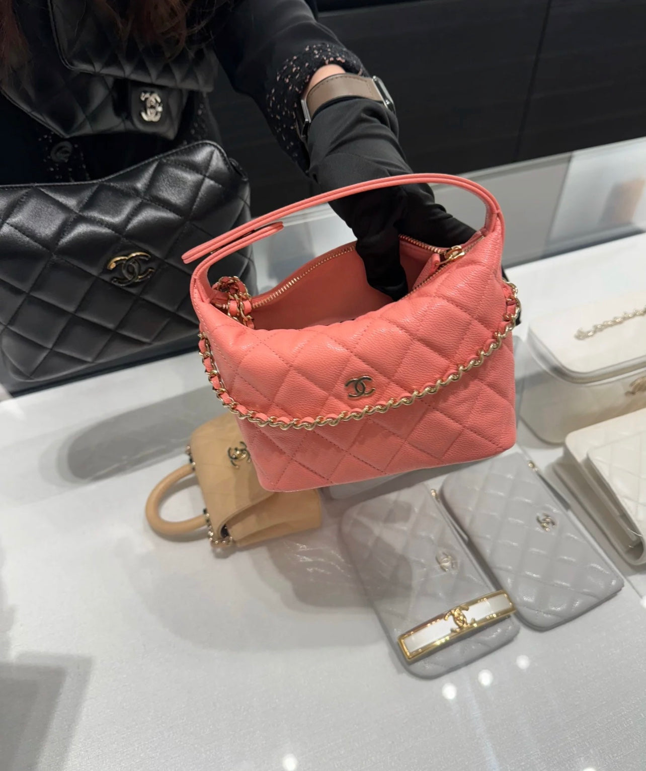 CHANEL25C early spring lunch box bag