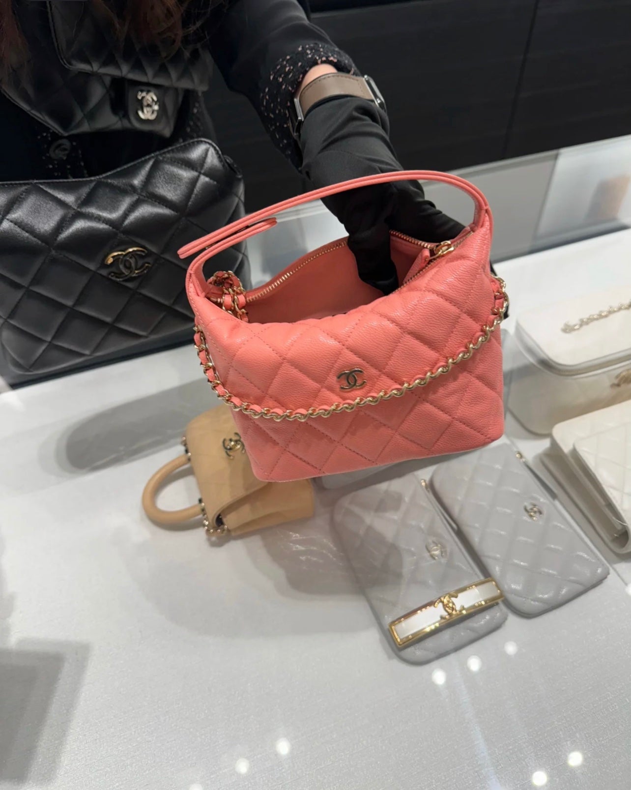 CHANEL25C early spring lunch box bag