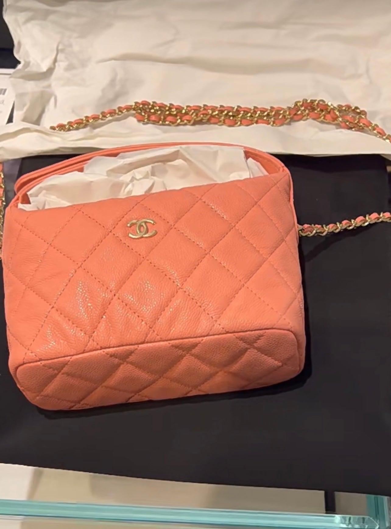 CHANEL25C early spring lunch box bag
