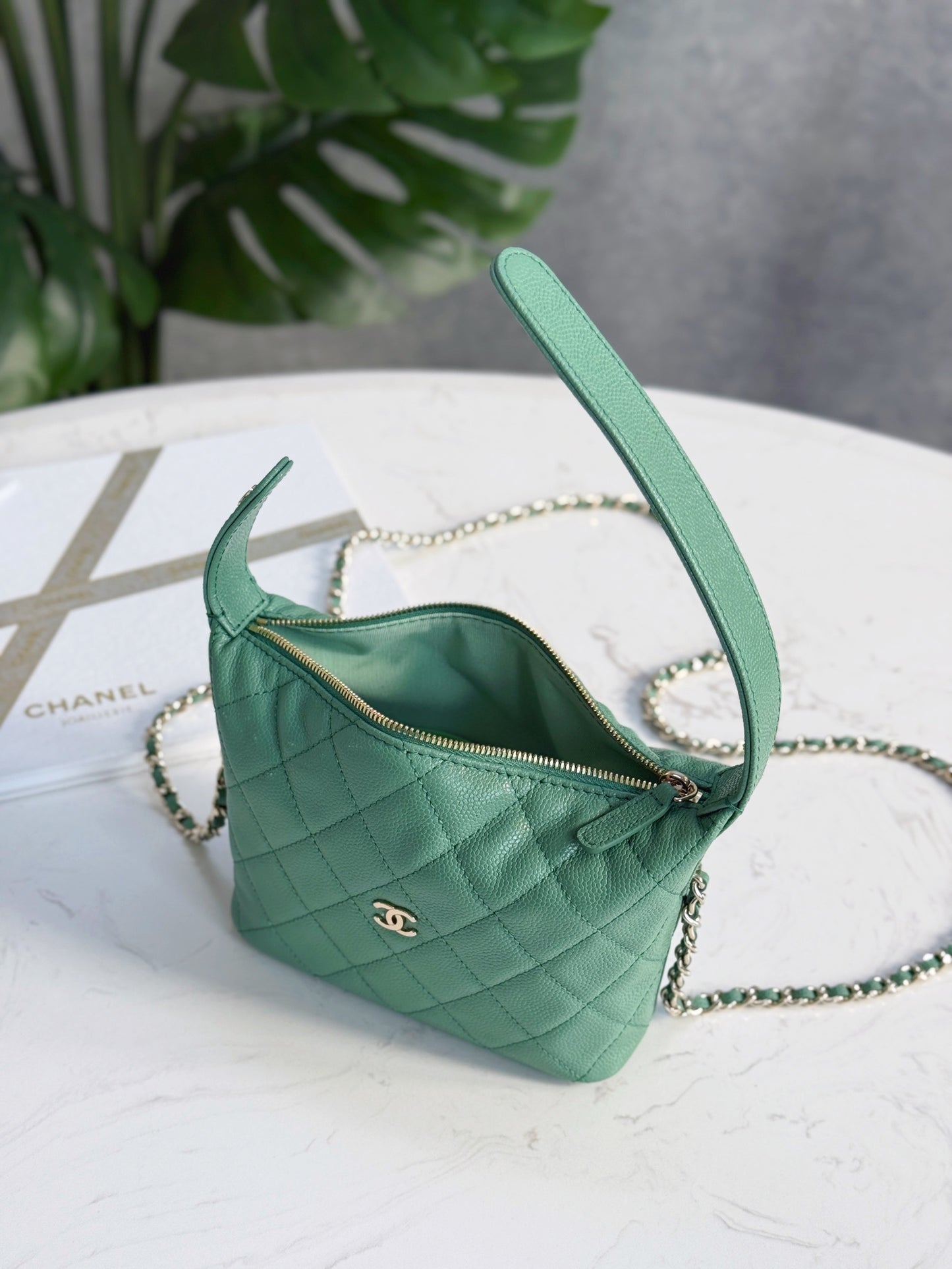 CHANEL25C early spring lunch box bag