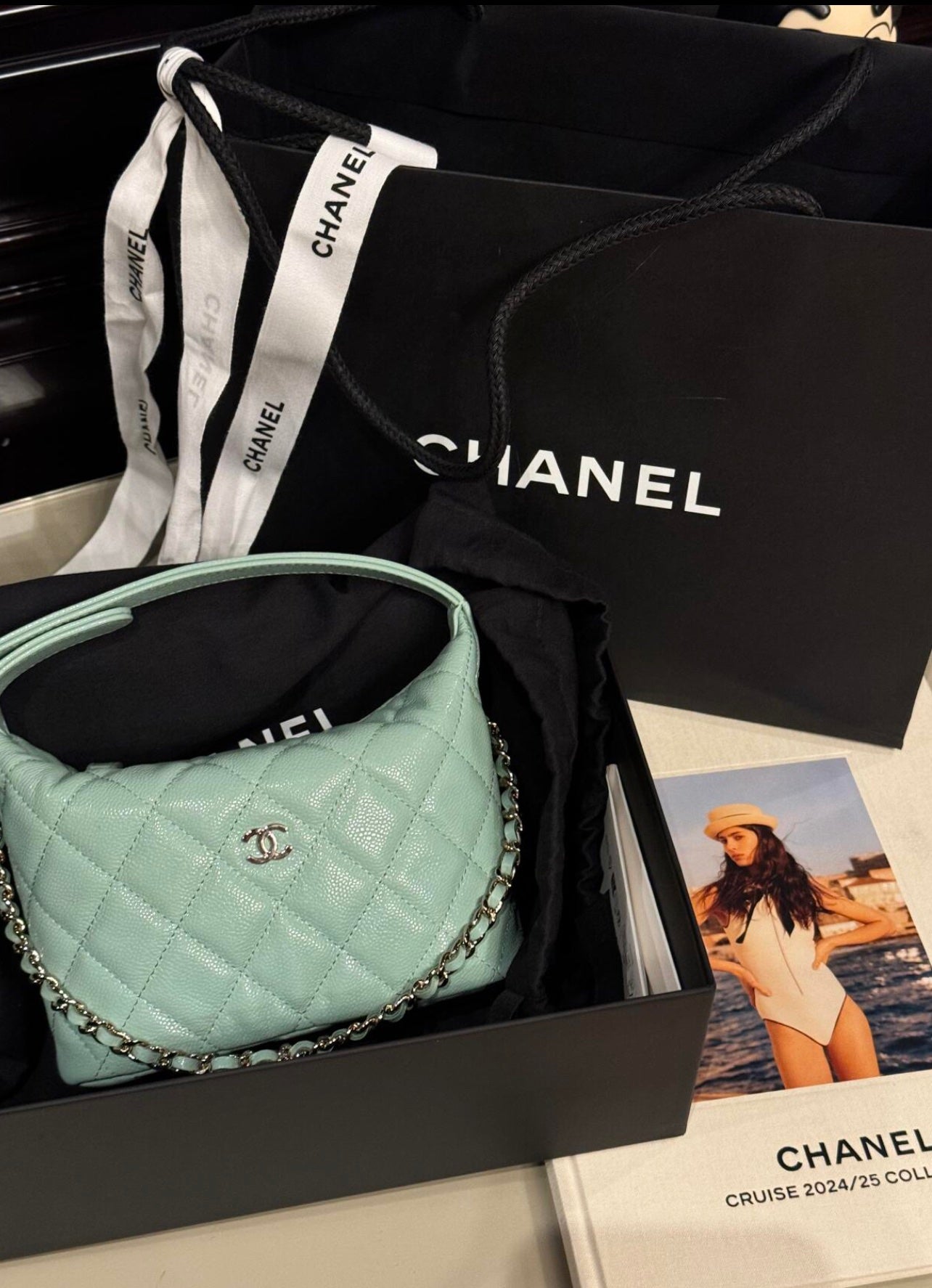CHANEL25C early spring lunch box bag