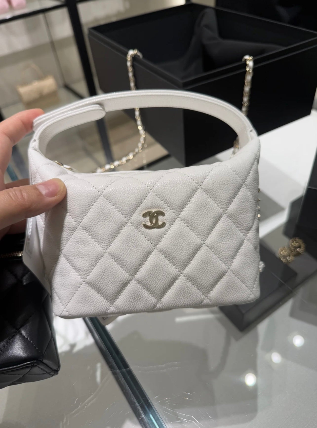 CHANEL25C early spring lunch box bag