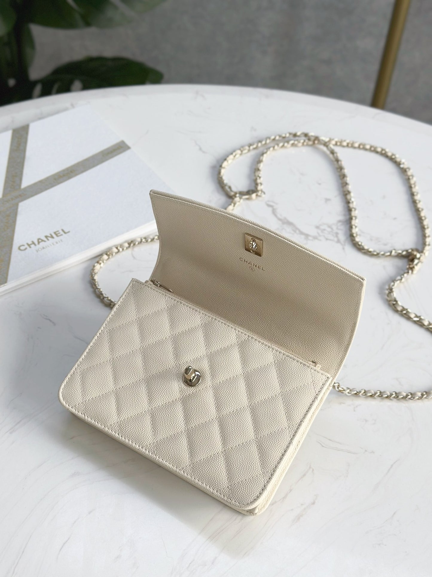 CHANEL 25C Early Spring Lychee Pattern Small Backpack