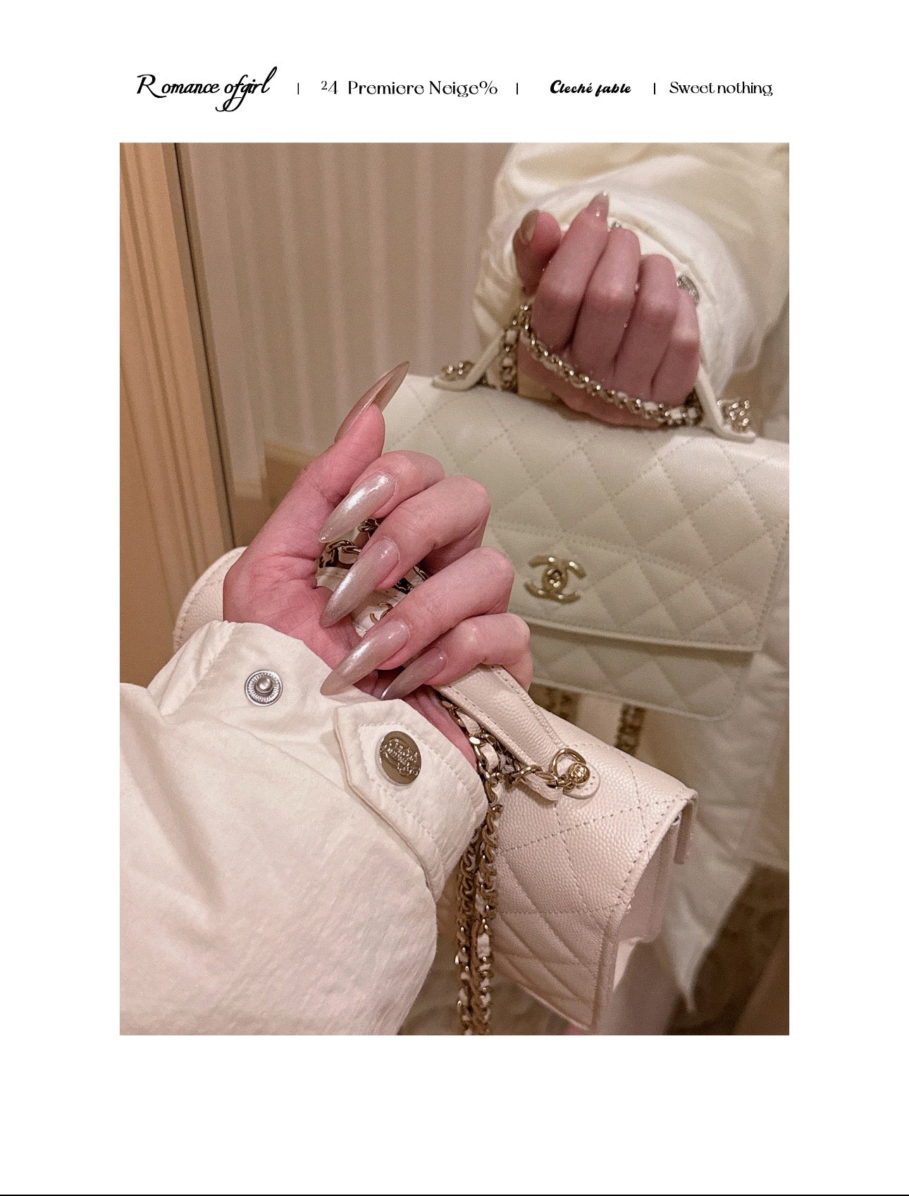 CHANEL 25C Early Spring Lychee Pattern Small Backpack