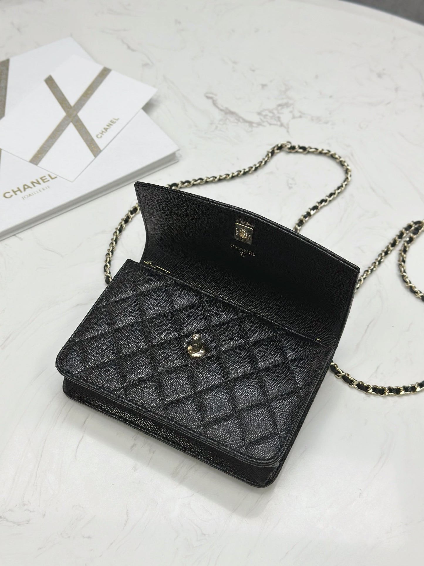 CHANEL 25C Early Spring Lychee Pattern Small Backpack