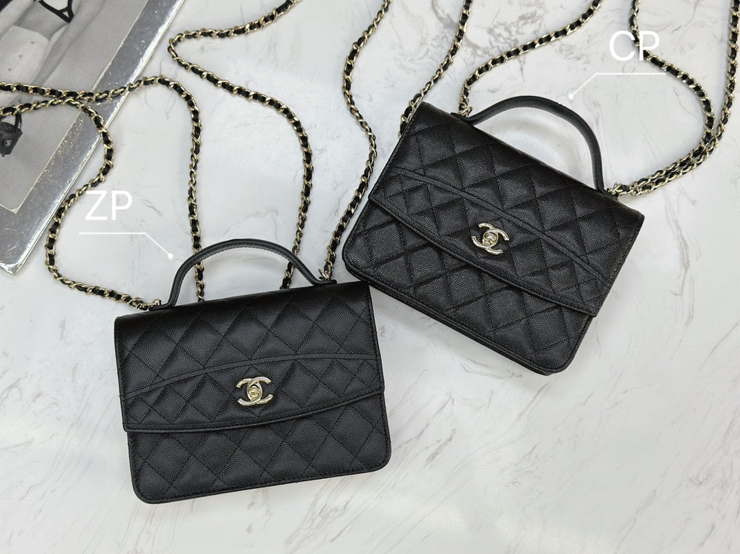 CHANEL 25C Early Spring Lychee Pattern Small Backpack