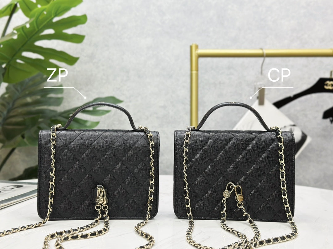 CHANEL 25C Early Spring Lychee Pattern Small Backpack