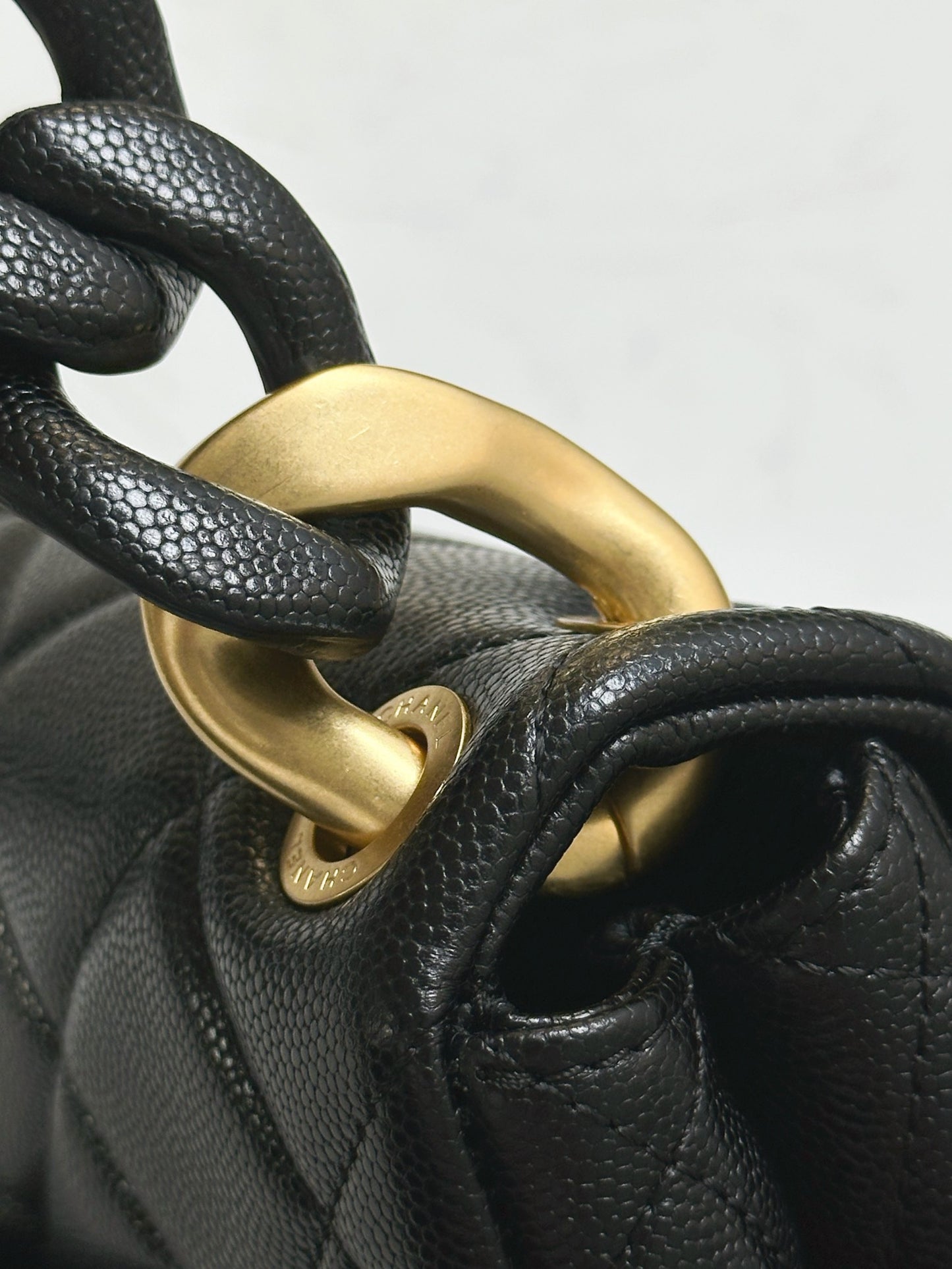 CHANEL 25C Early Spring Lychee Pattern Small Backpack