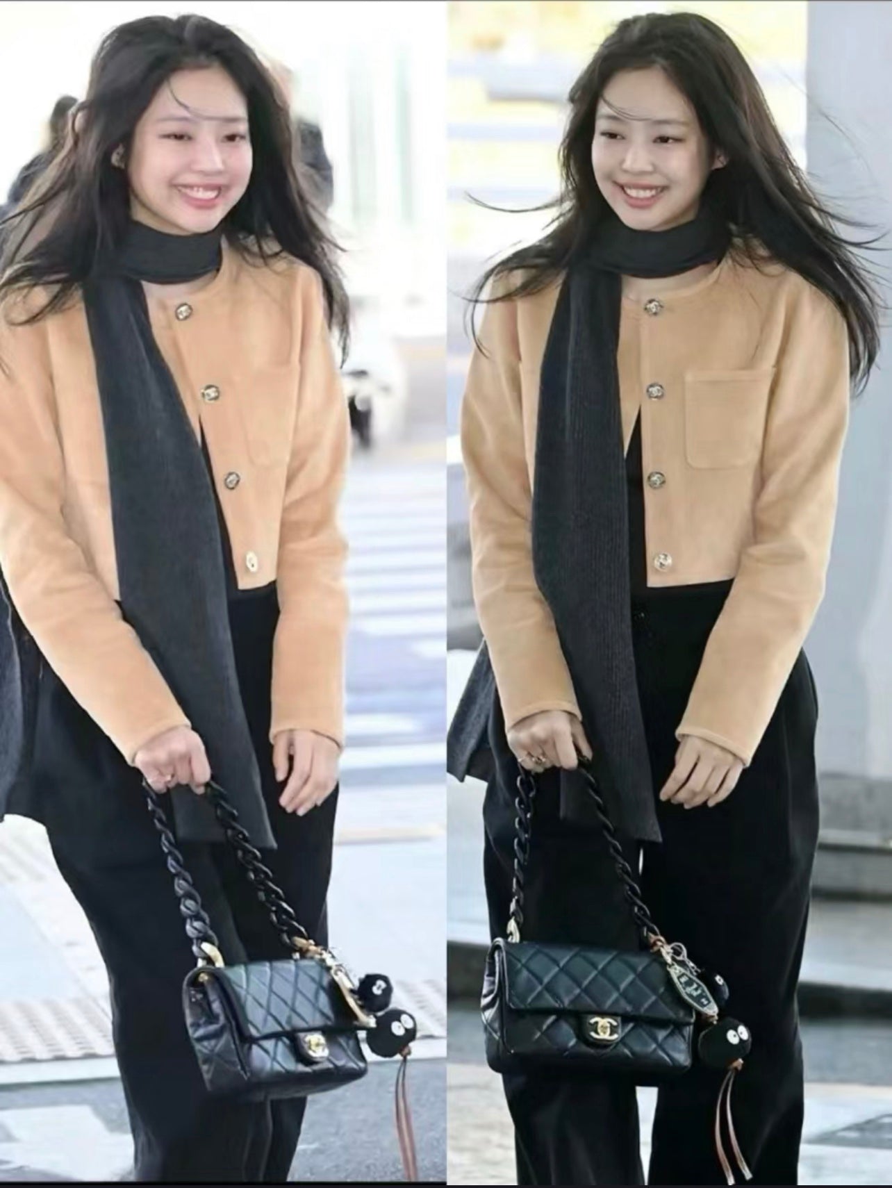 CHANEL 25C Early Spring Lychee Pattern Small Backpack