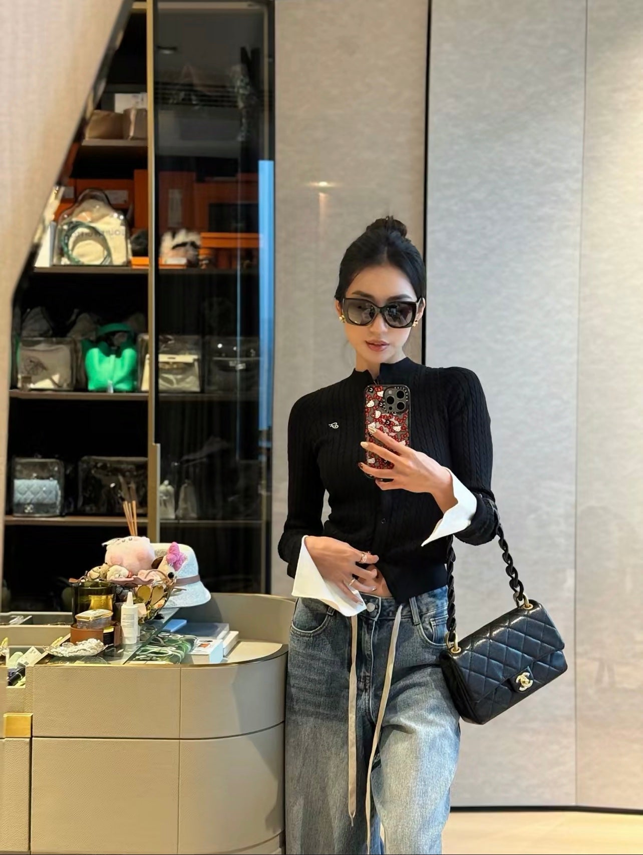 CHANEL 25C Early Spring Lychee Pattern Small Backpack