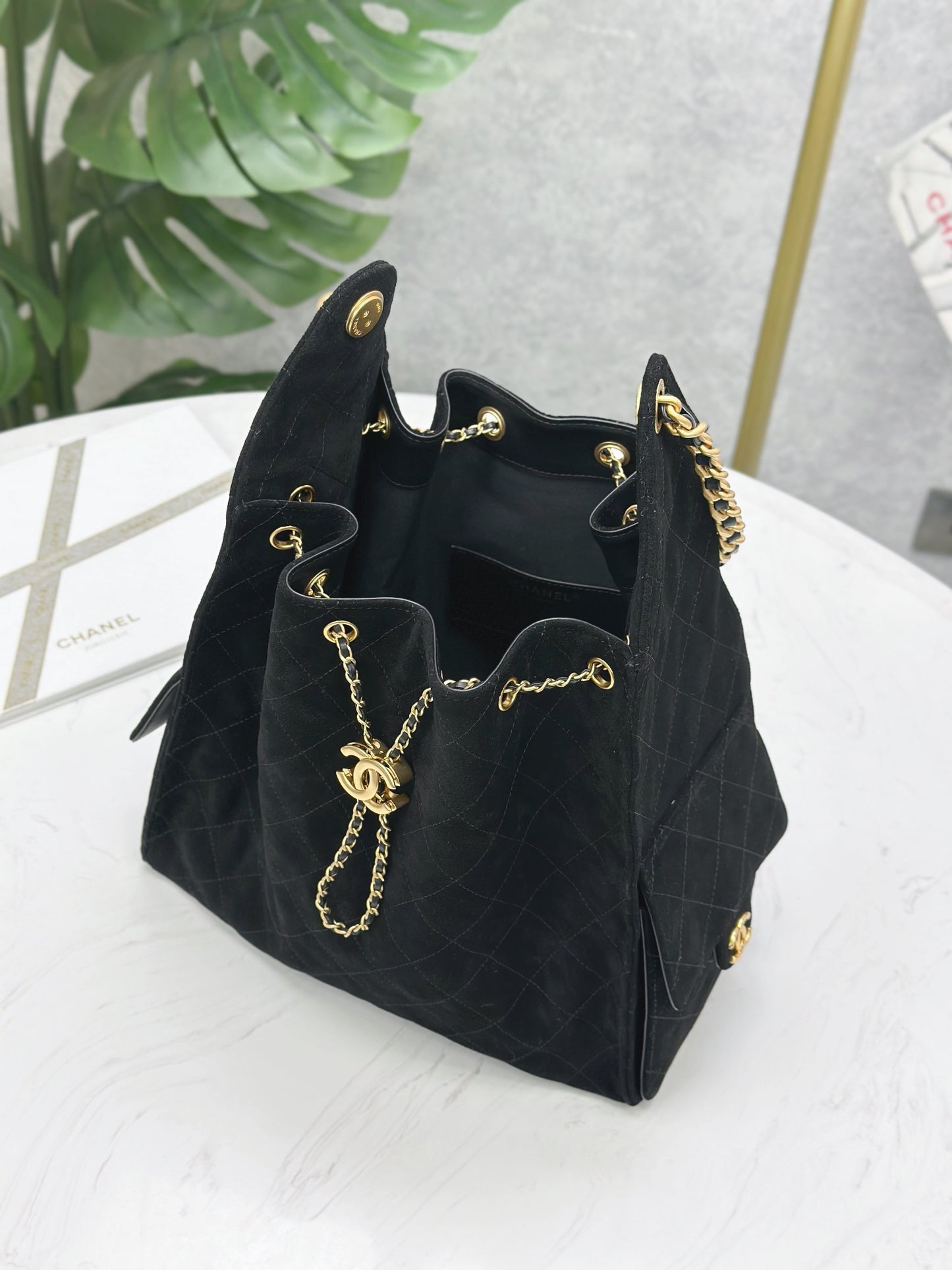 Chanel25C new ball pattern bag