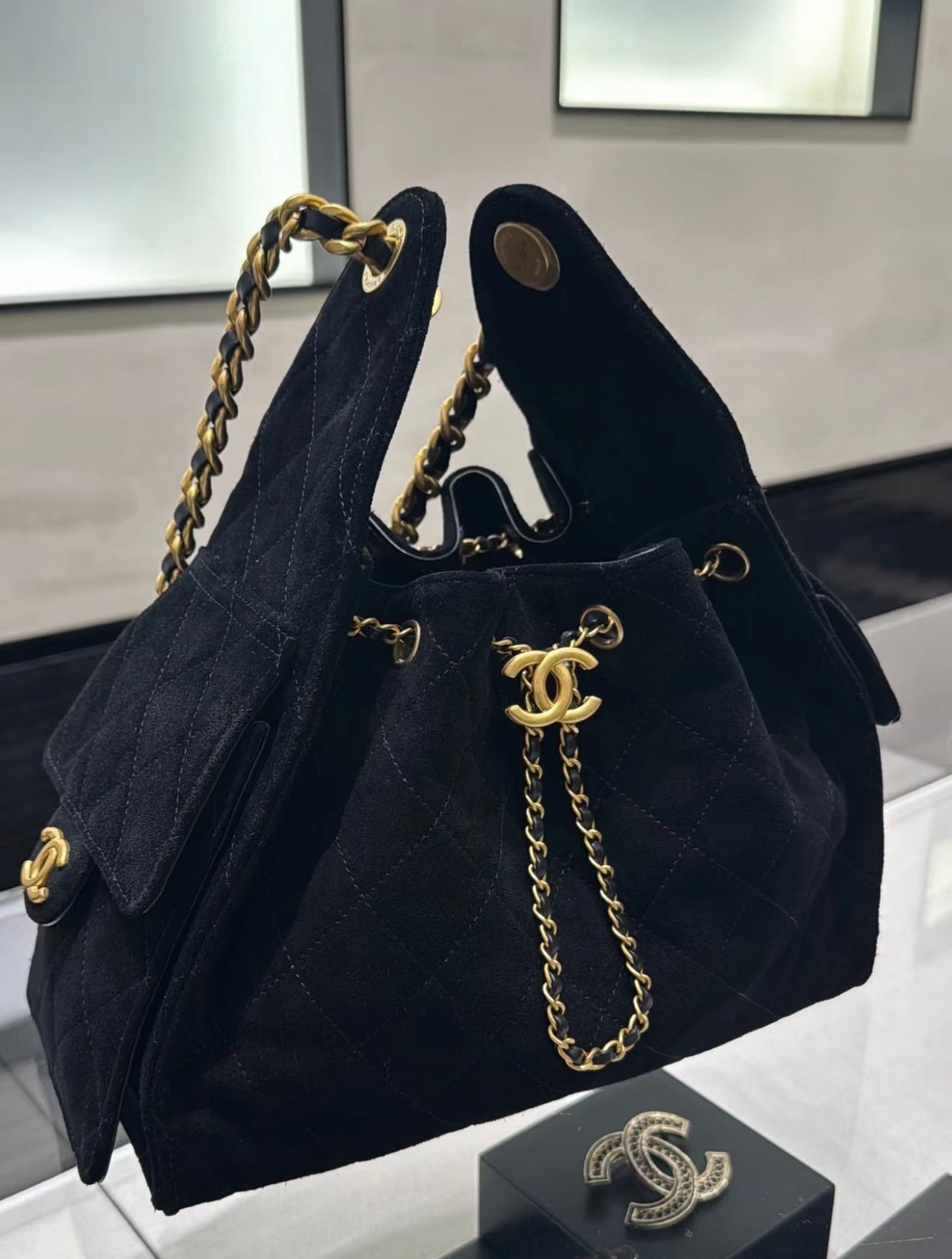 Chanel25C new ball pattern bag
