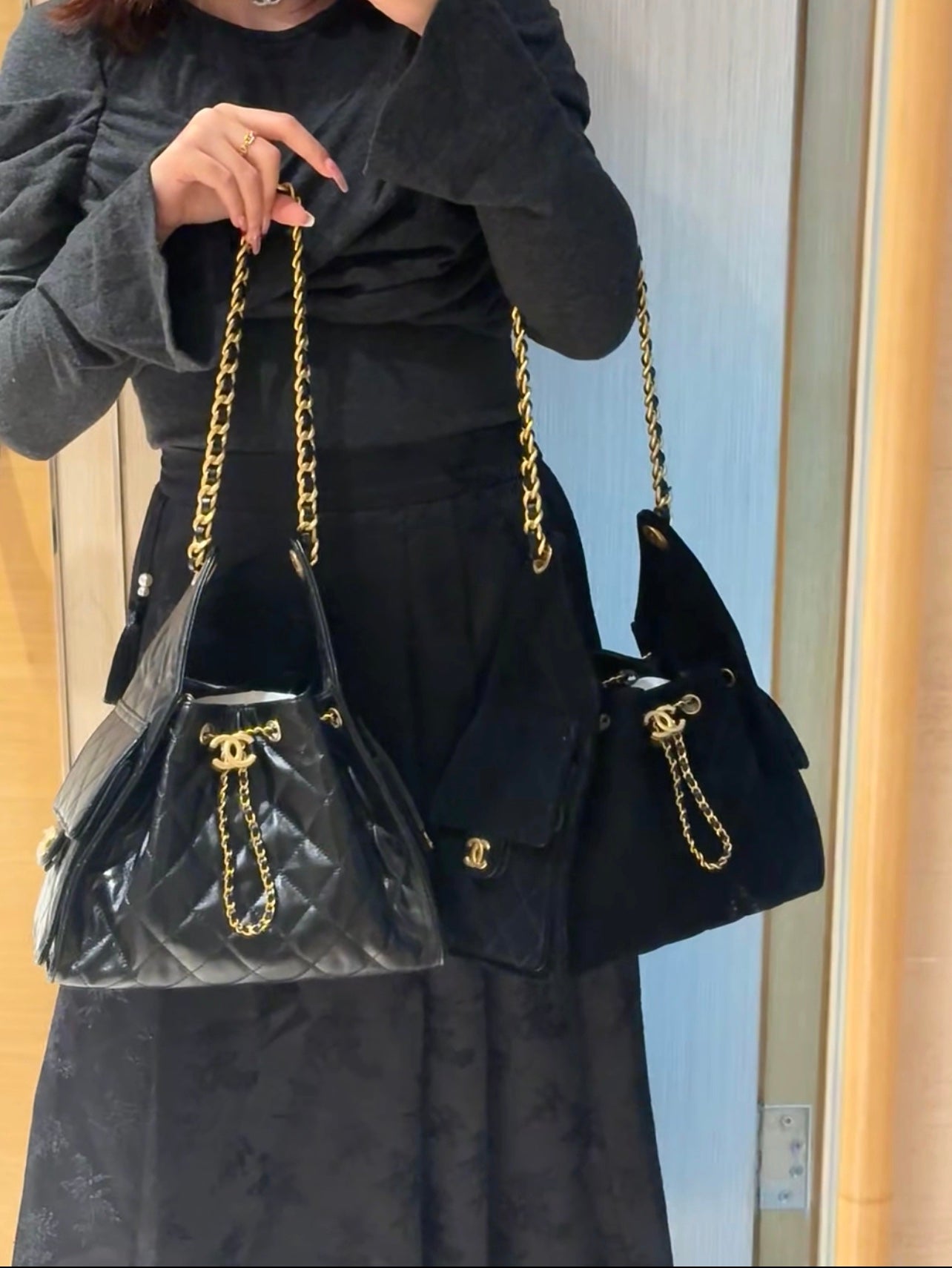Chanel25C new ball pattern bag