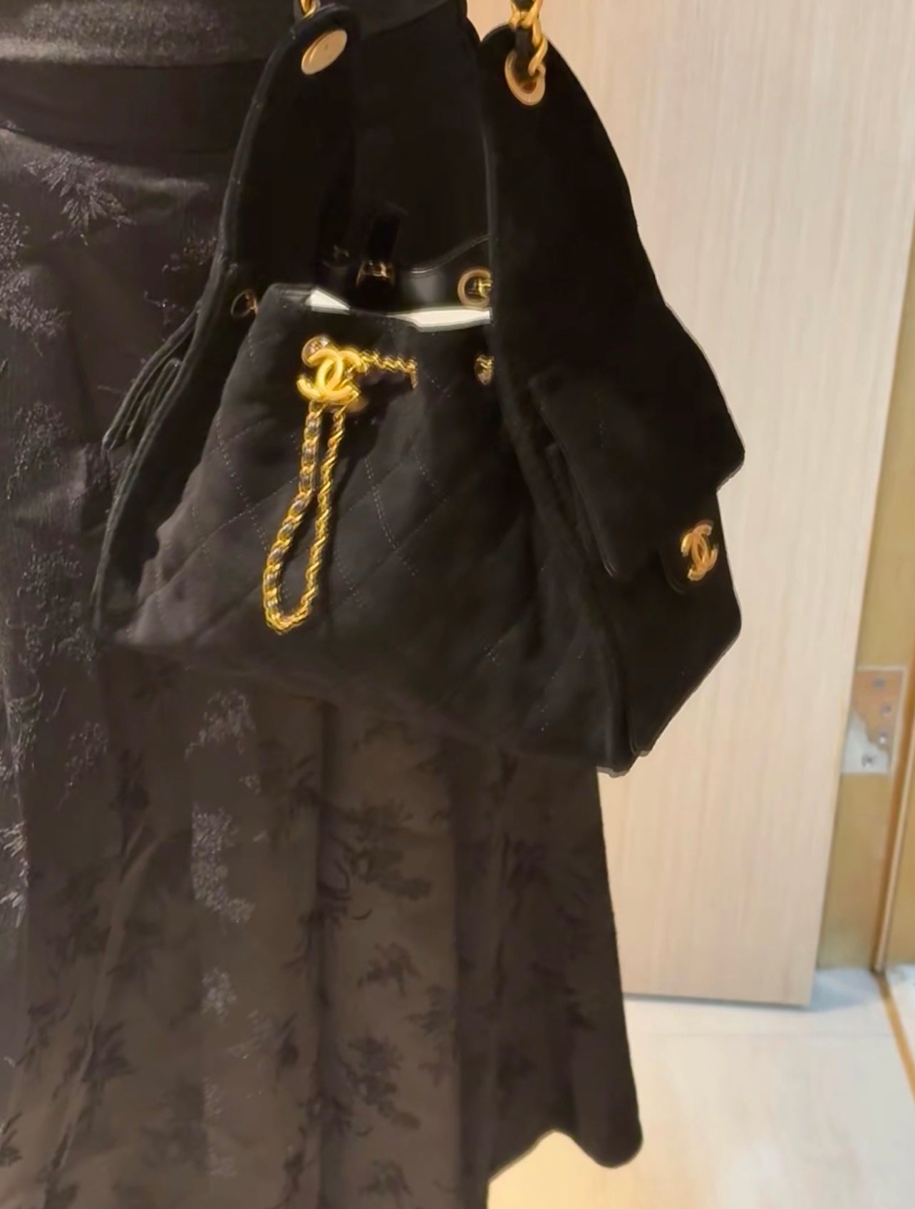 Chanel25C new ball pattern bag