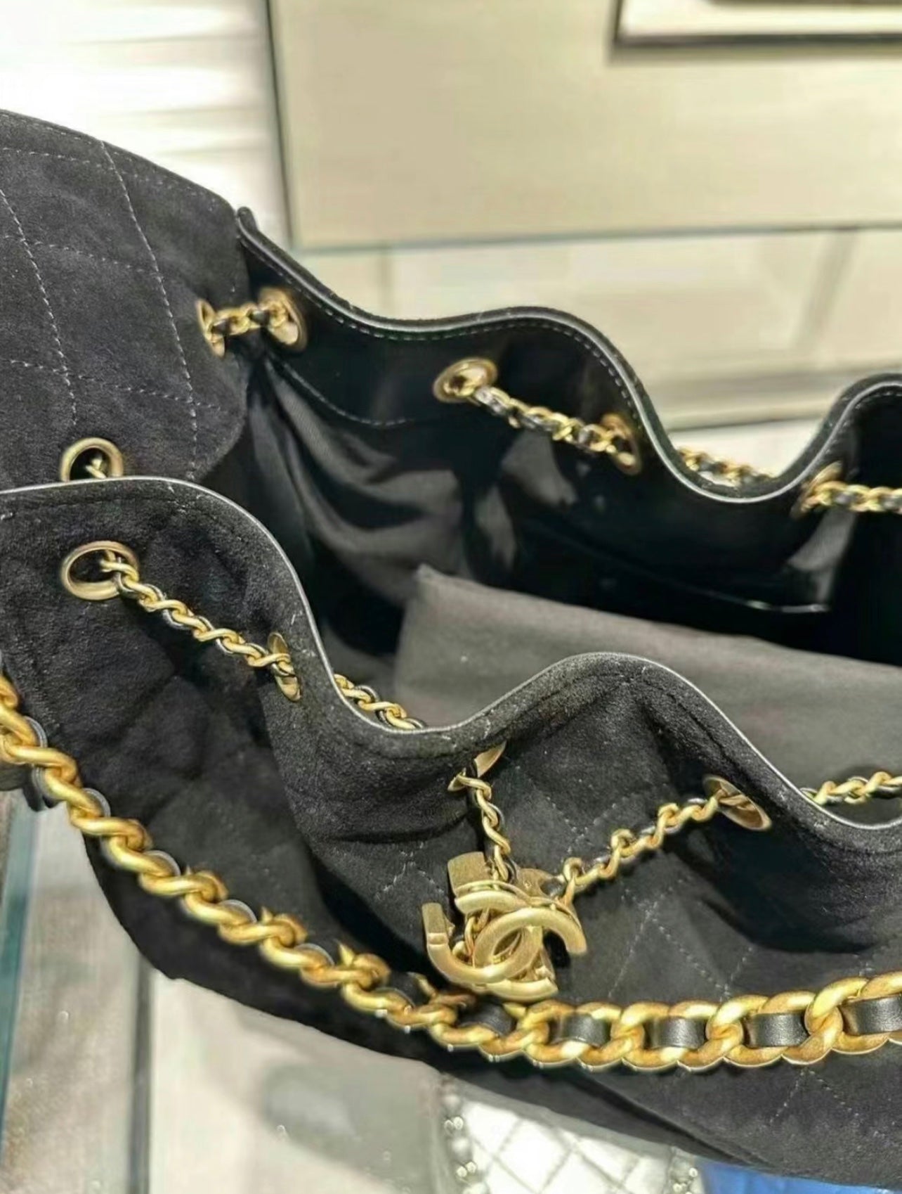 Chanel25C new ball pattern bag