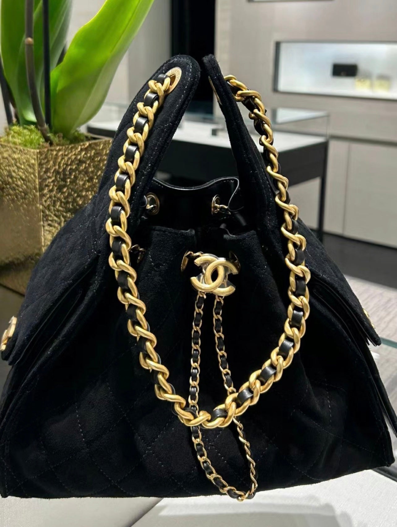 Chanel25C new ball pattern bag