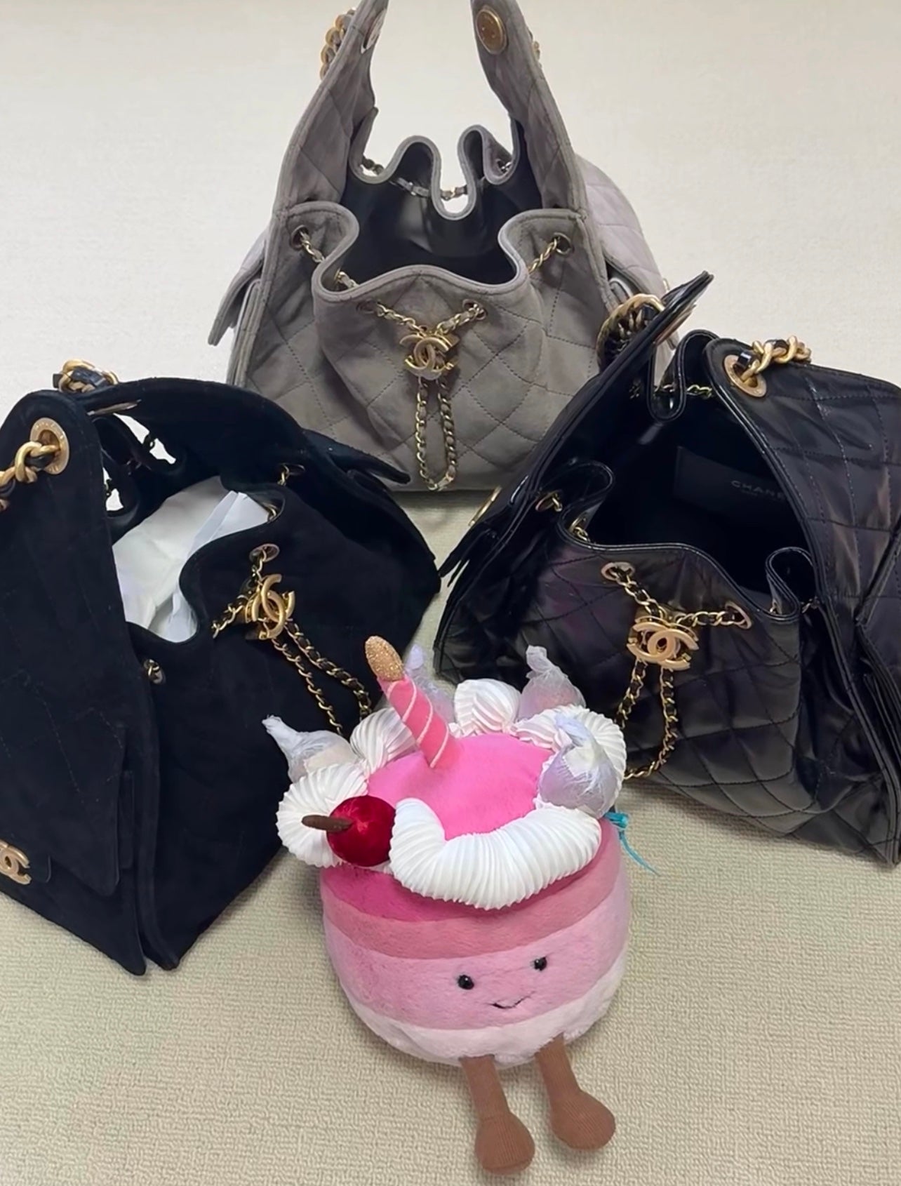 Chanel25C new ball pattern bag