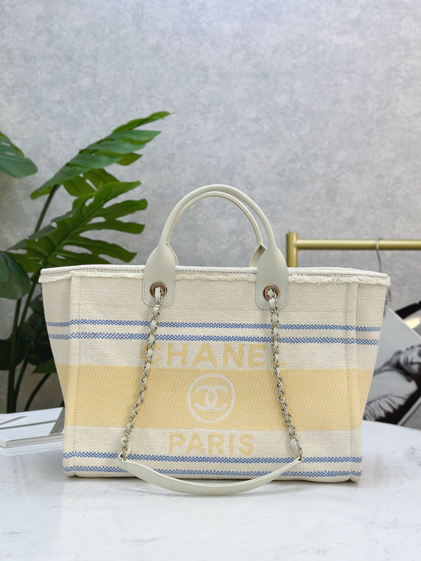 24ss newest color beach bag shopping bag