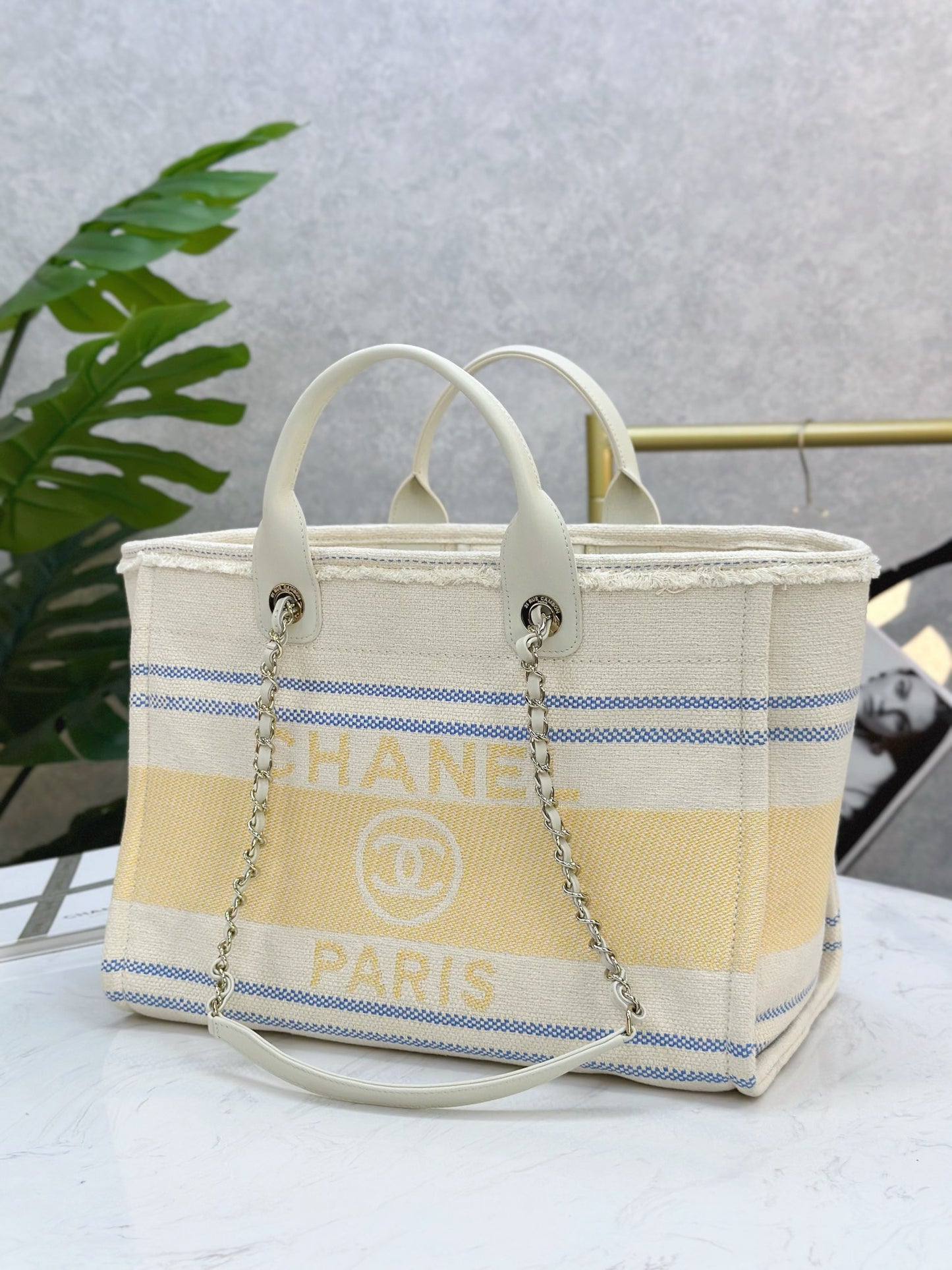 24ss newest color beach bag shopping bag