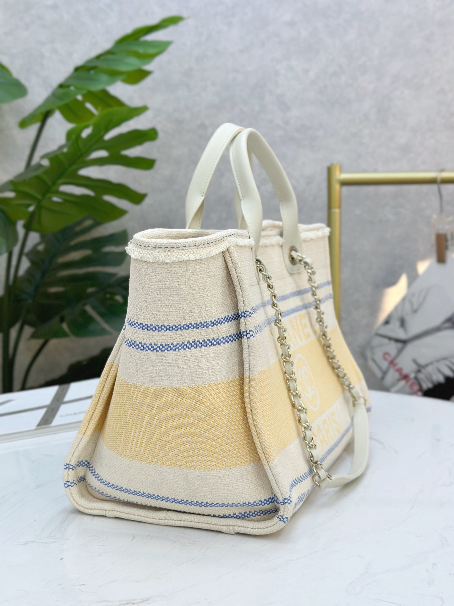 24ss newest color beach bag shopping bag