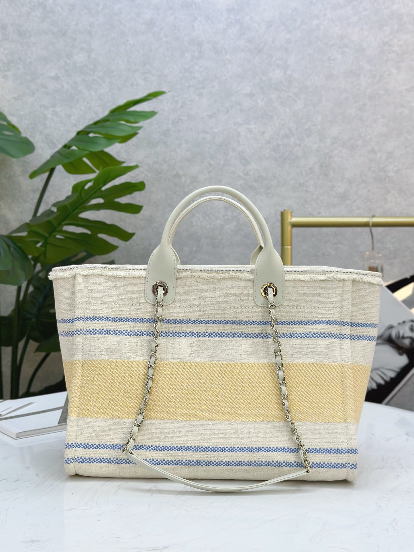 24ss newest color beach bag shopping bag