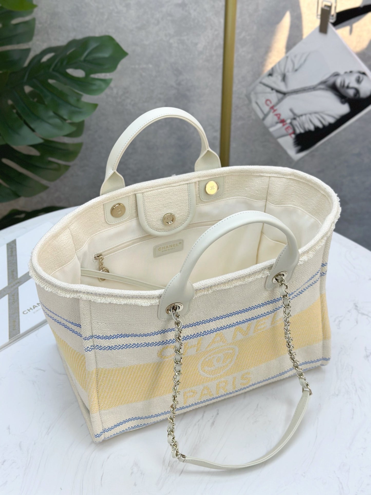 24ss newest color beach bag shopping bag