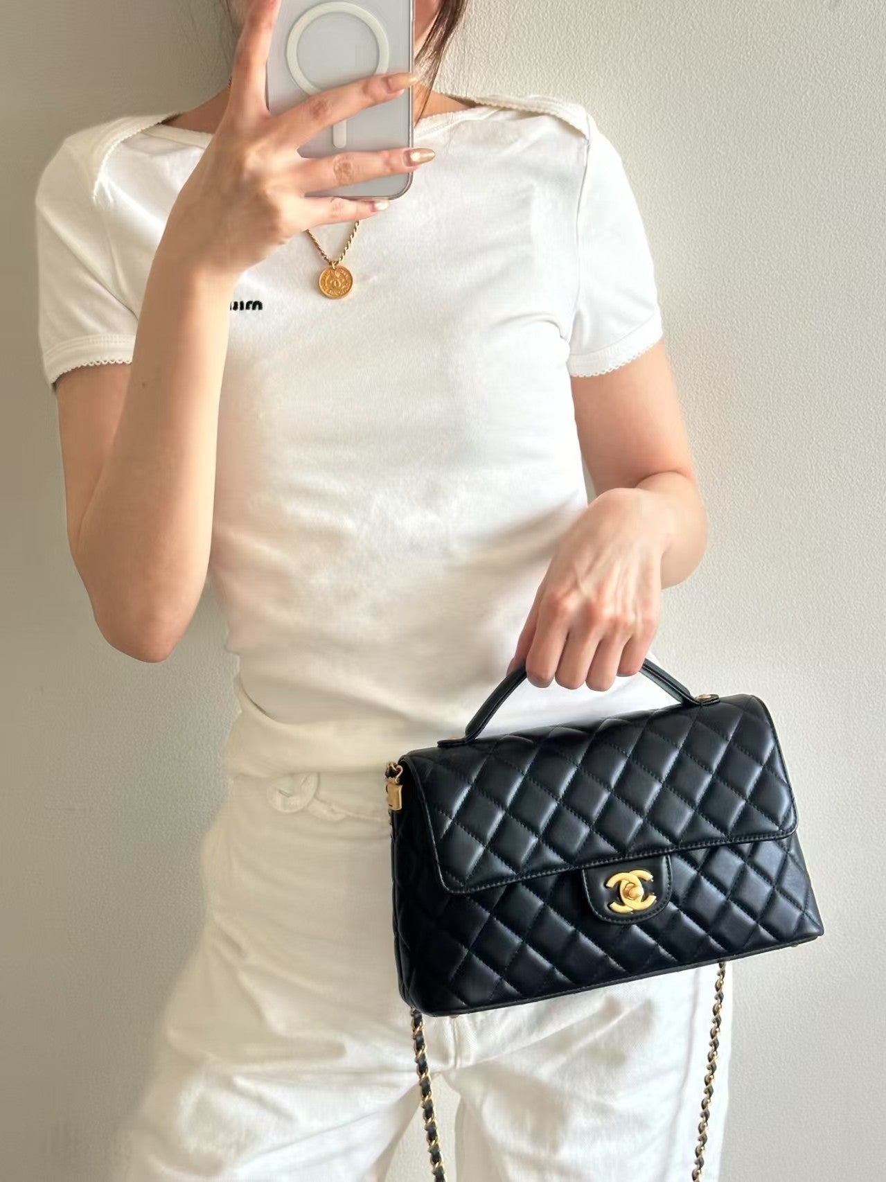 0hanel 25P Kelly handle bag