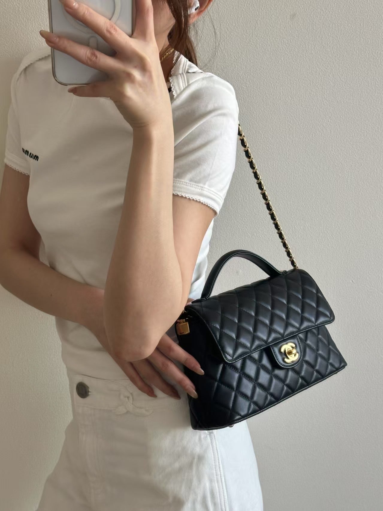 0hanel 25P Kelly handle bag