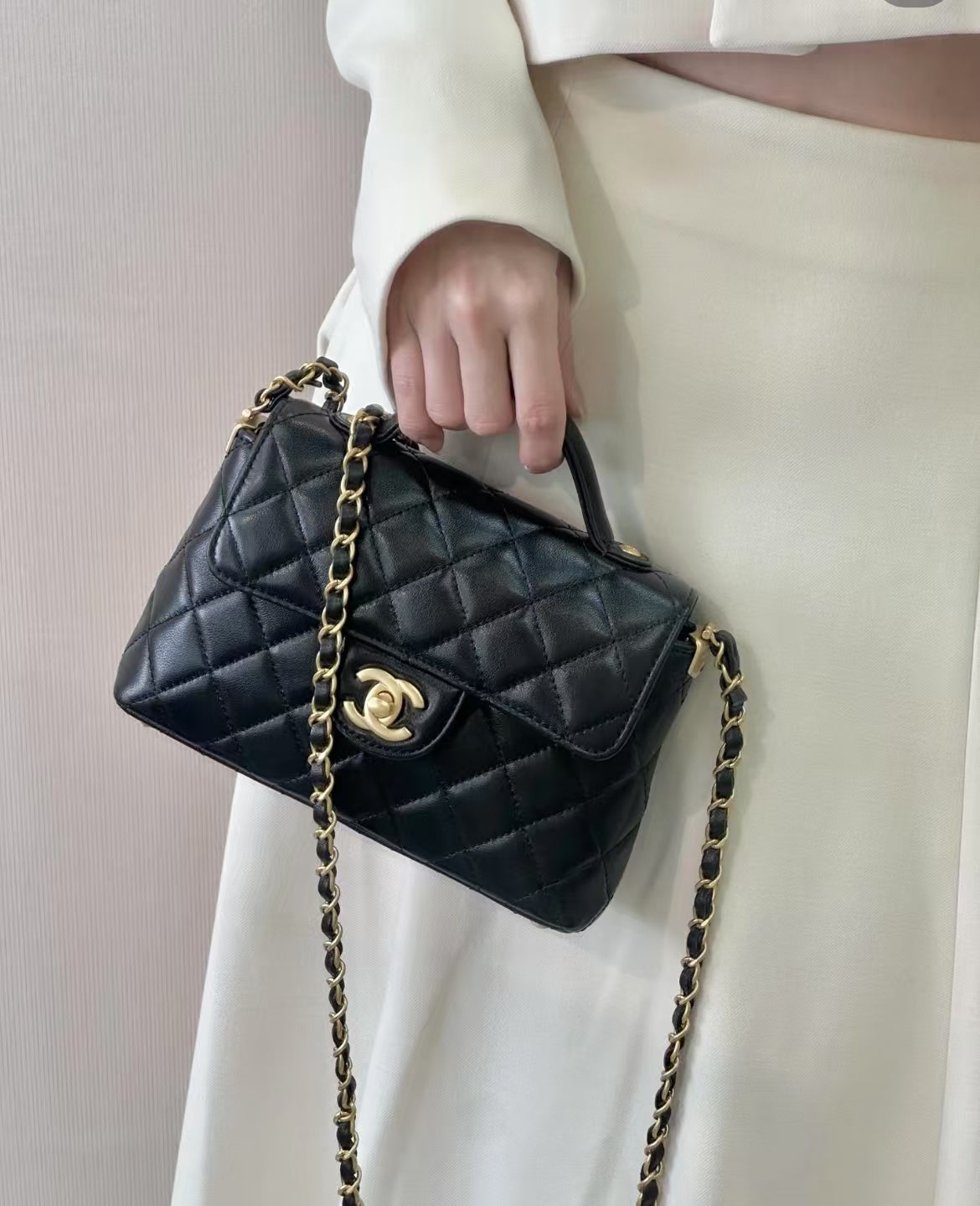 0hanel 25P Kelly handle bag