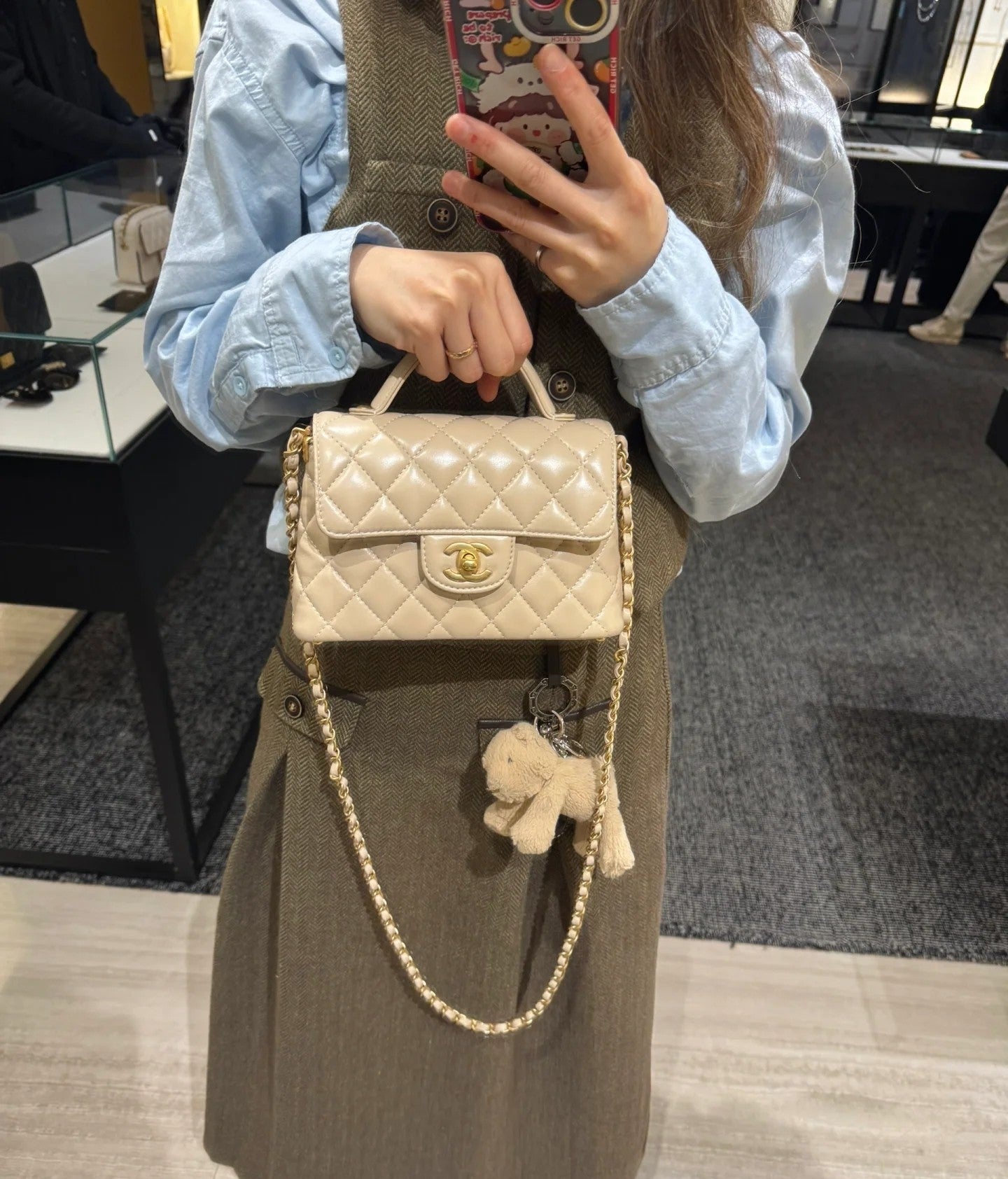 0hanel 25P Kelly handle bag
