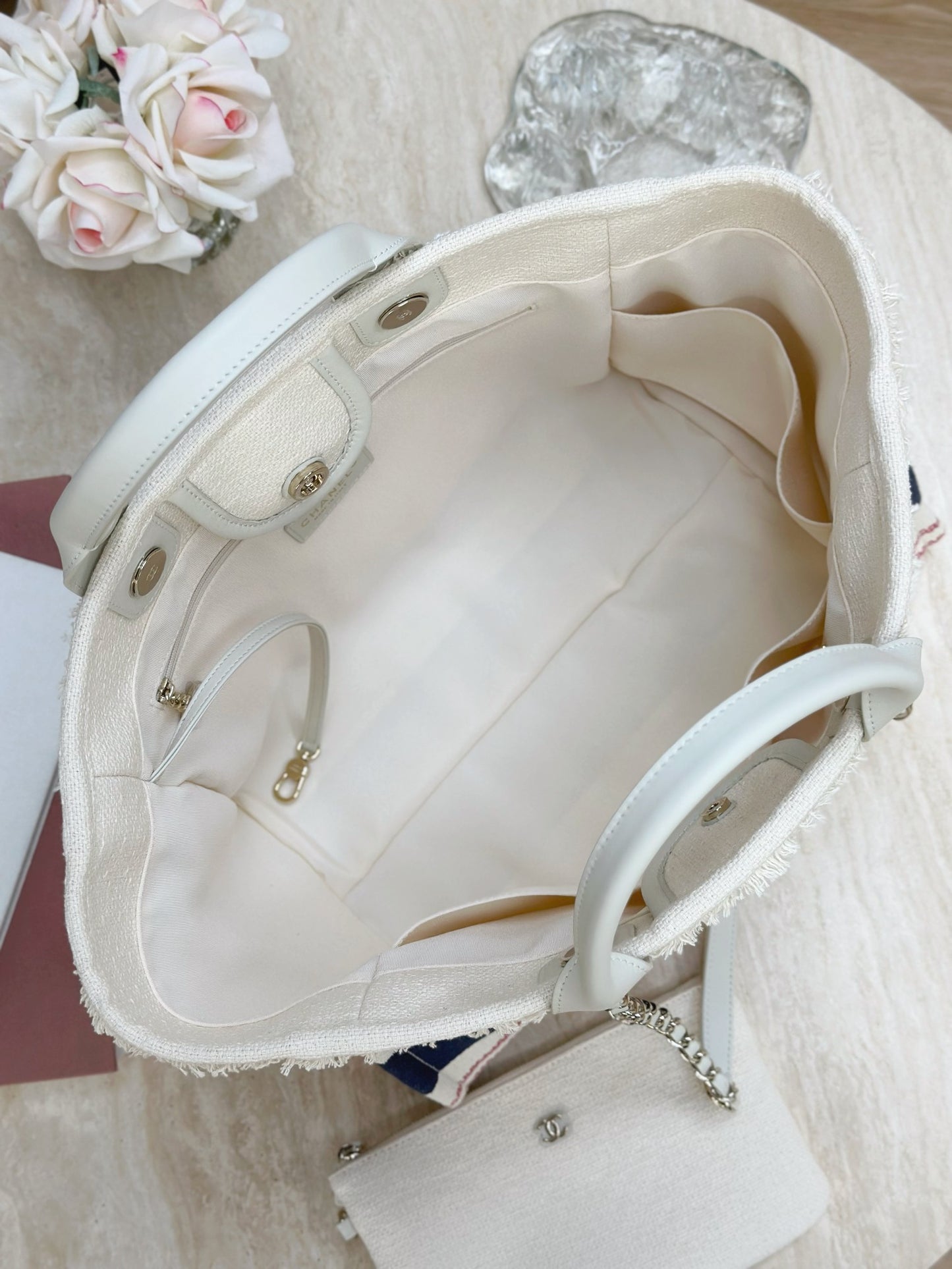 24ss newest color beach bag shopping bag