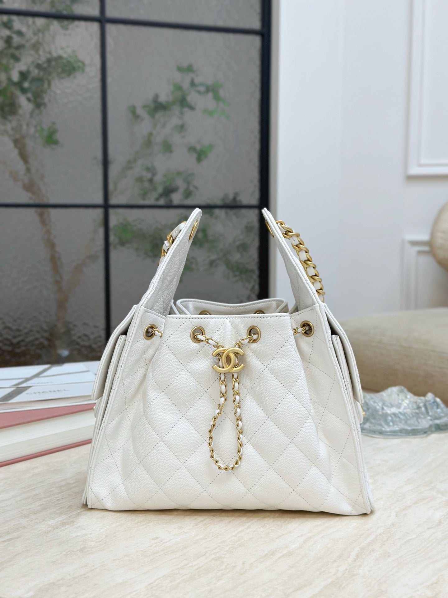 Chanel25C new ball pattern bag