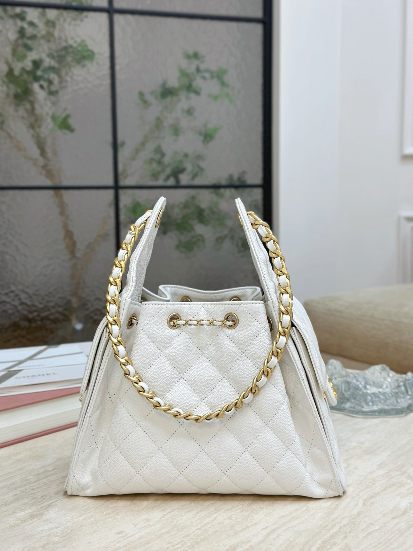 Chanel25C new ball pattern bag