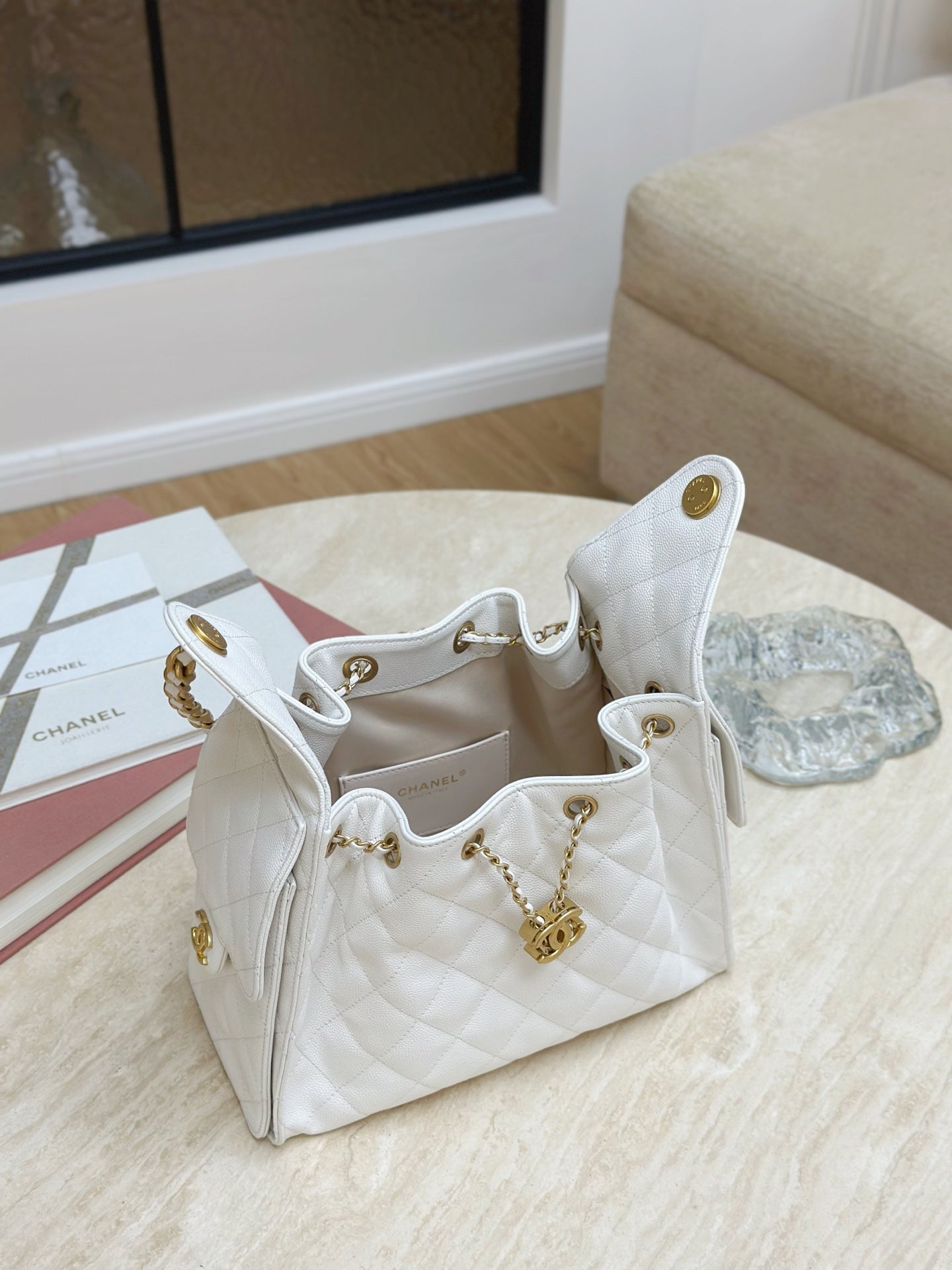 Chanel25C new ball pattern bag