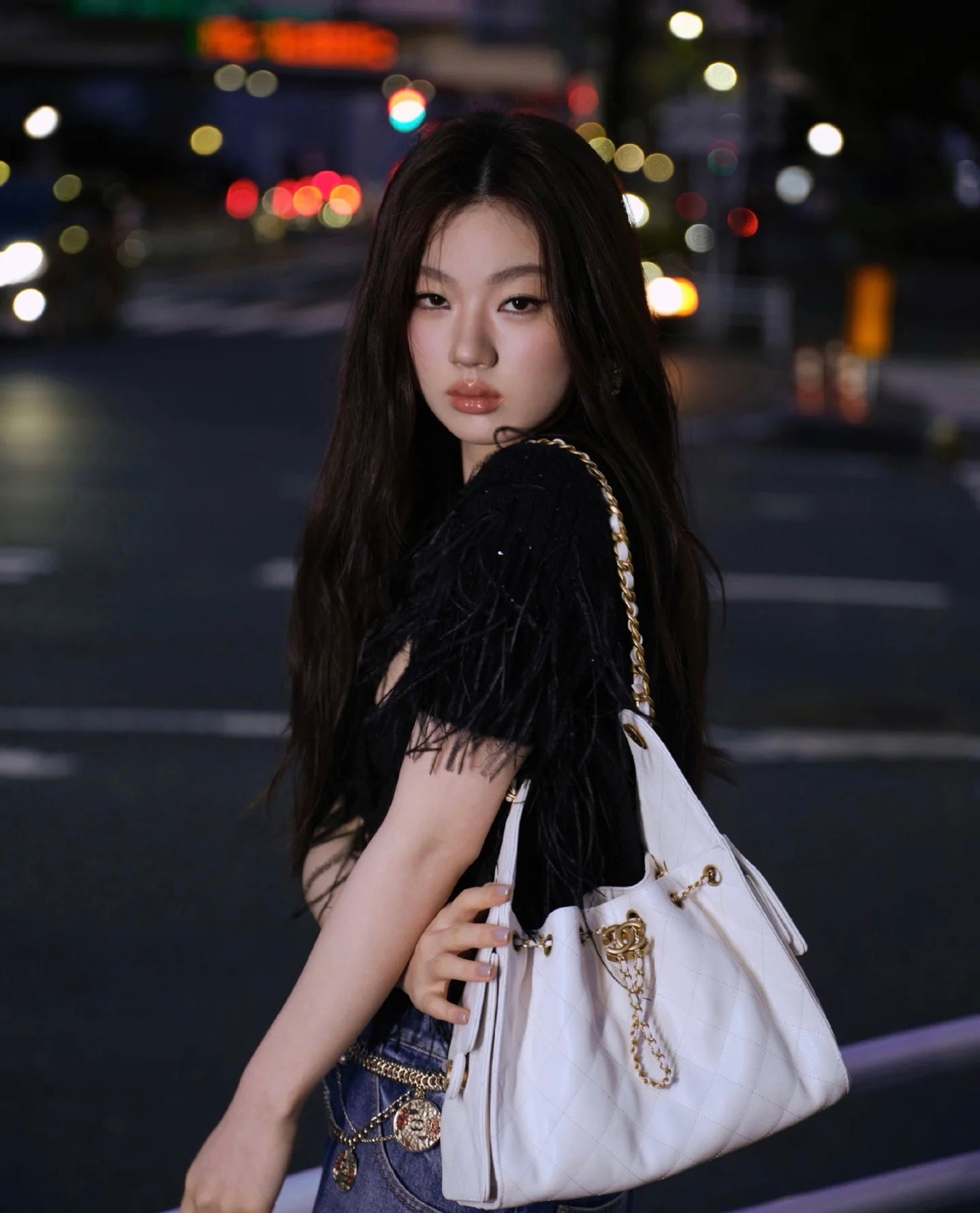 Chanel25C new ball pattern bag
