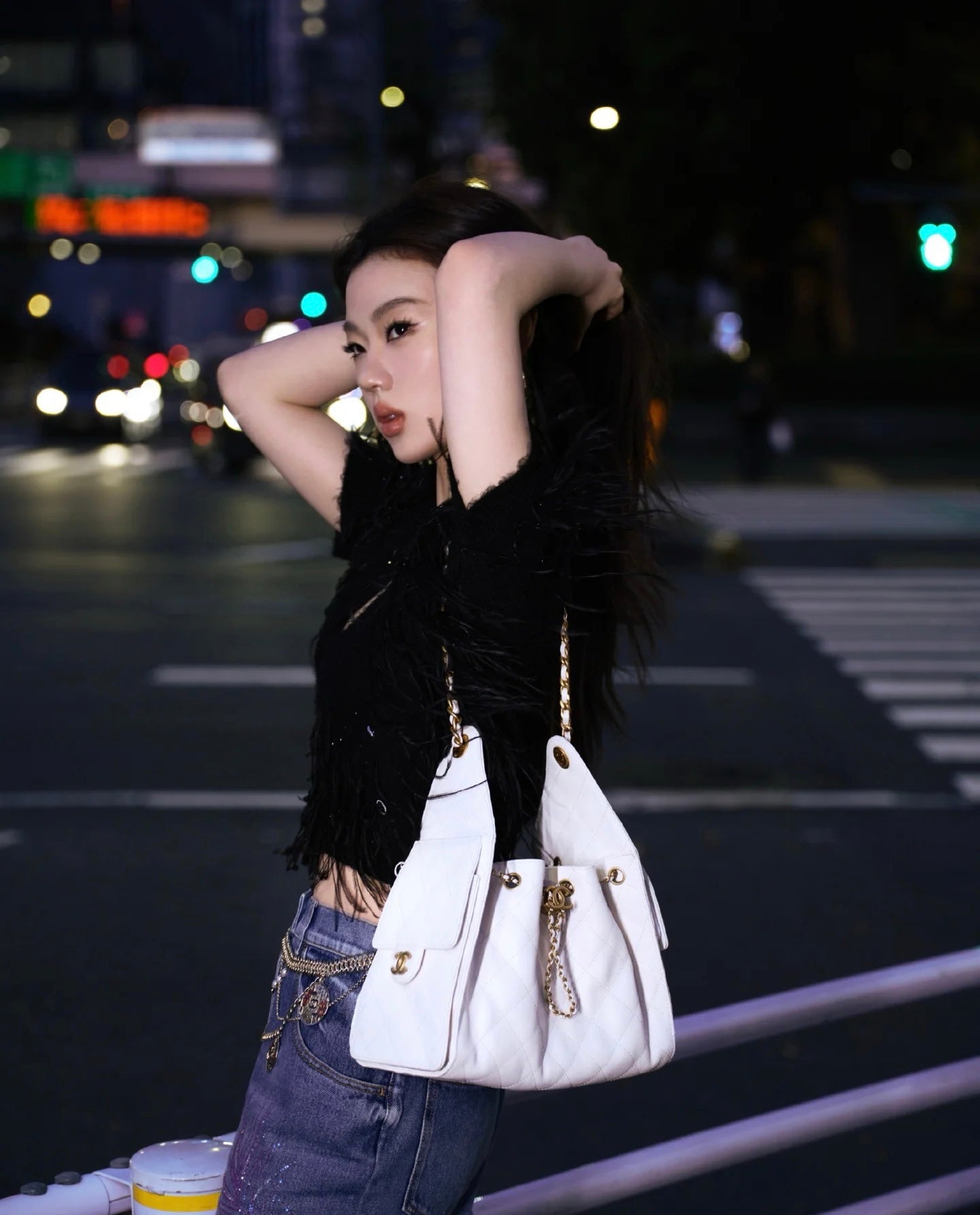Chanel25C new ball pattern bag