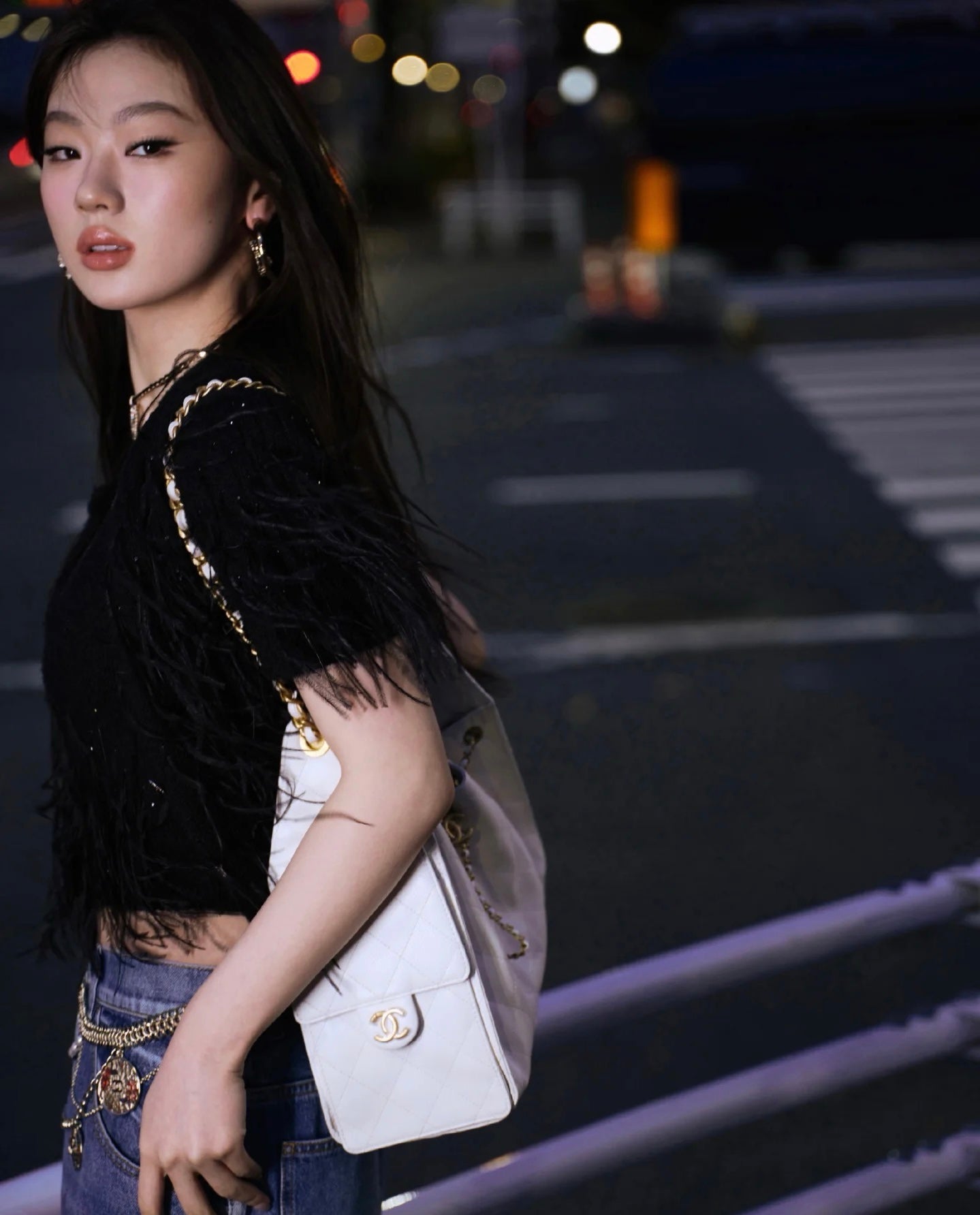 Chanel25C new ball pattern bag