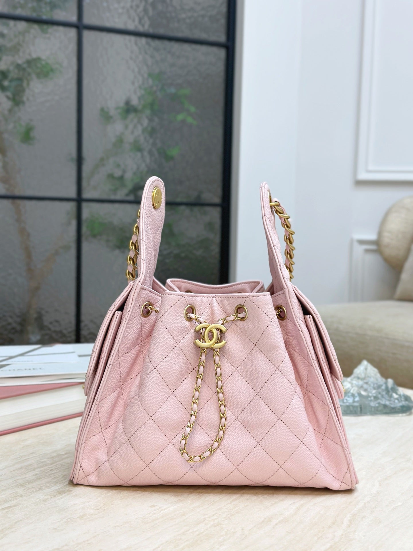 Chanel25C new ball pattern bag